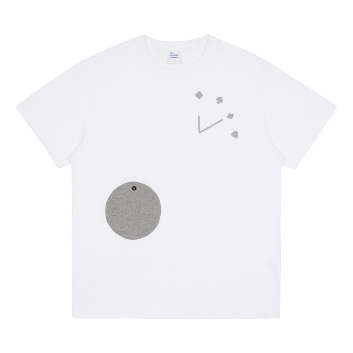 TCM pape T white minimalist cotton tee unisex