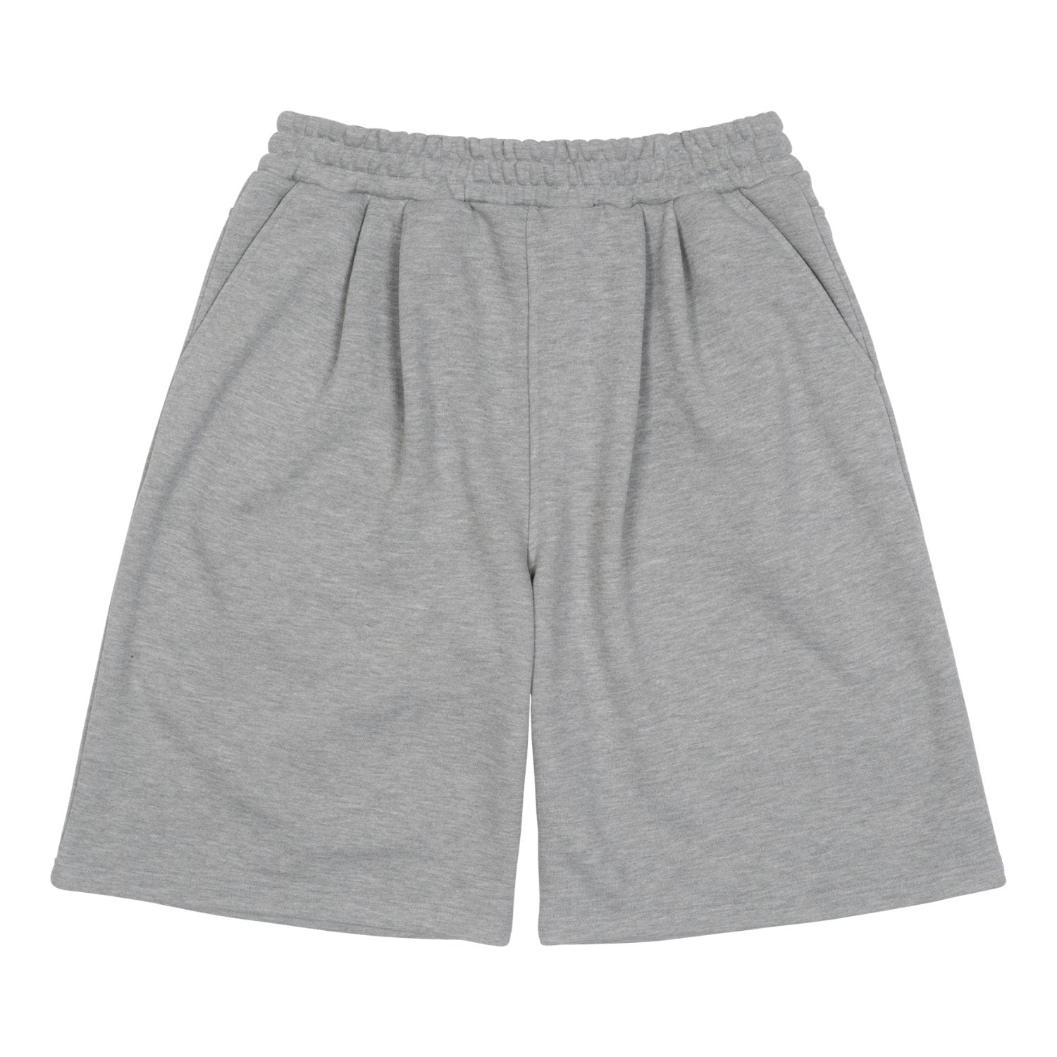 TCM back logo half sweat pants (grey)
