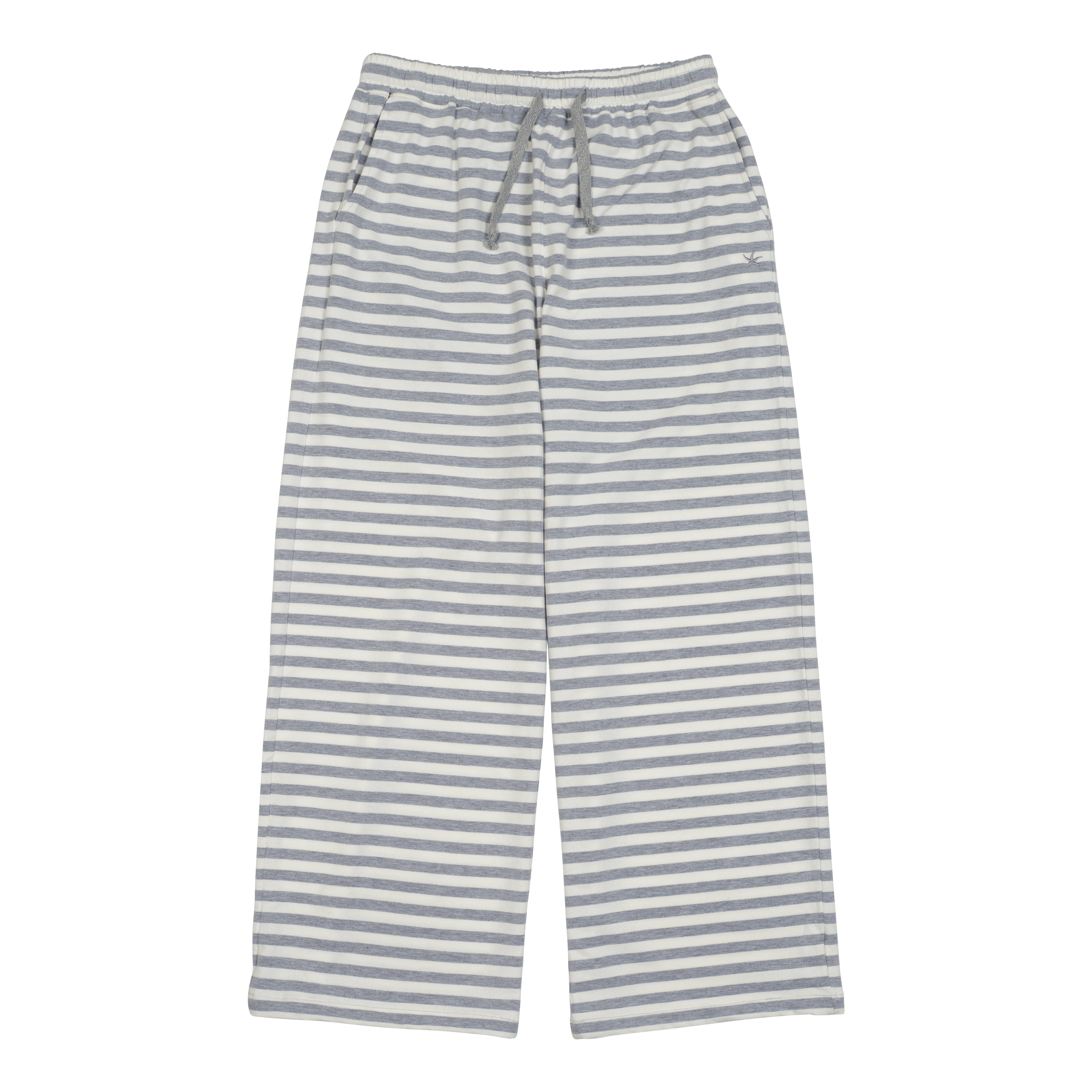 TCM stripe sweat pants (ivory/grey)