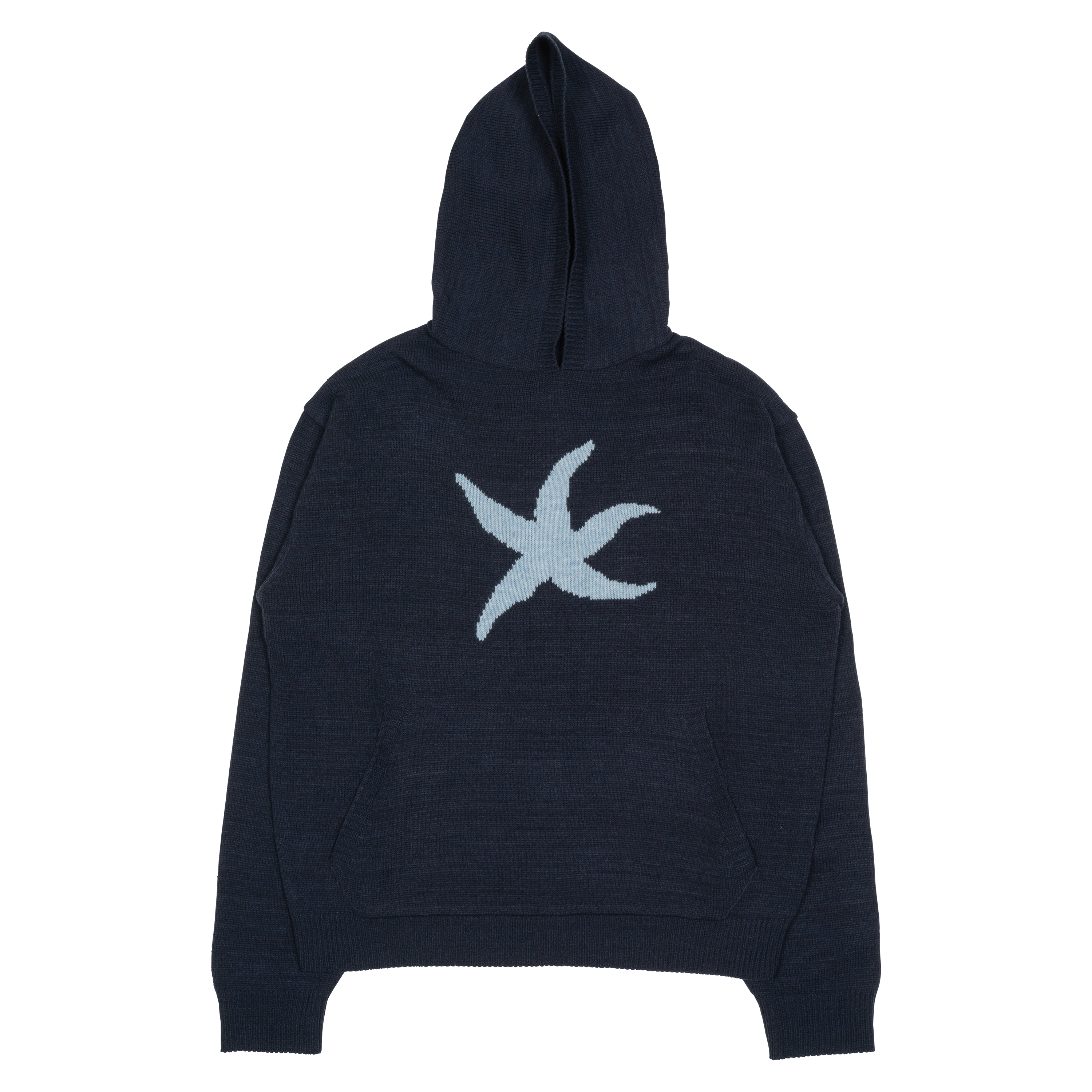 TCM starfish logo knit hoodie (navy)