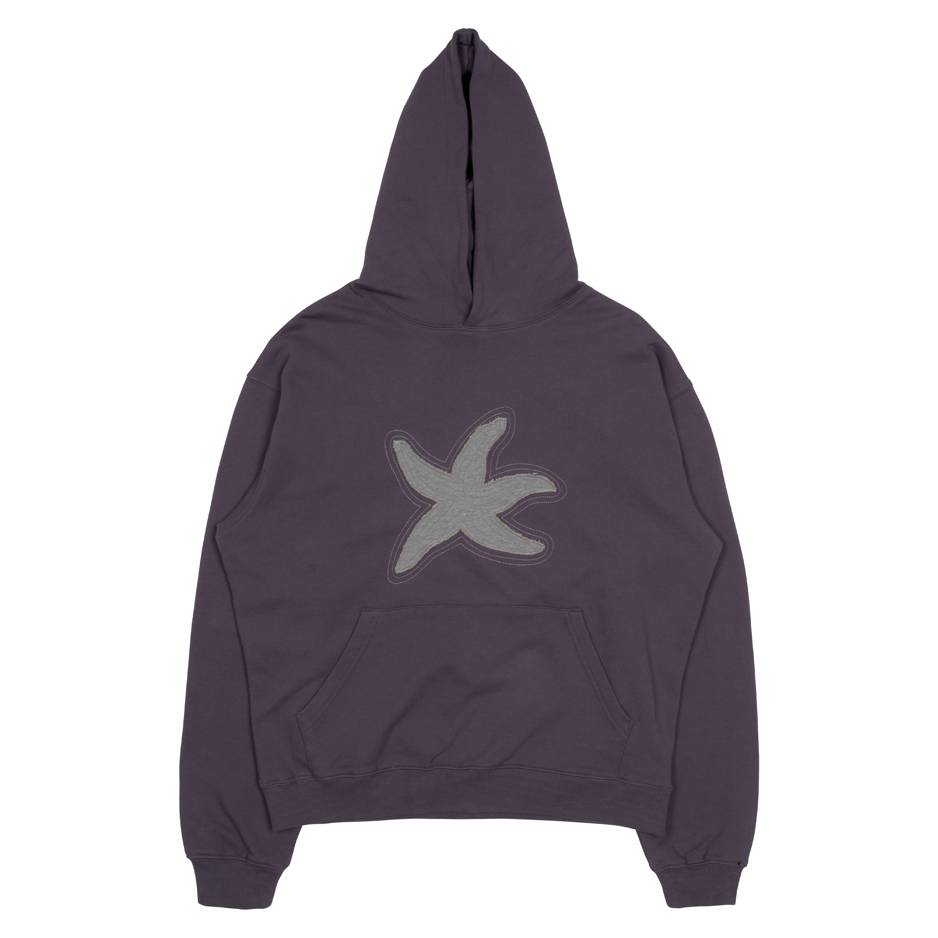TCM starfish contour hoodie (purple)