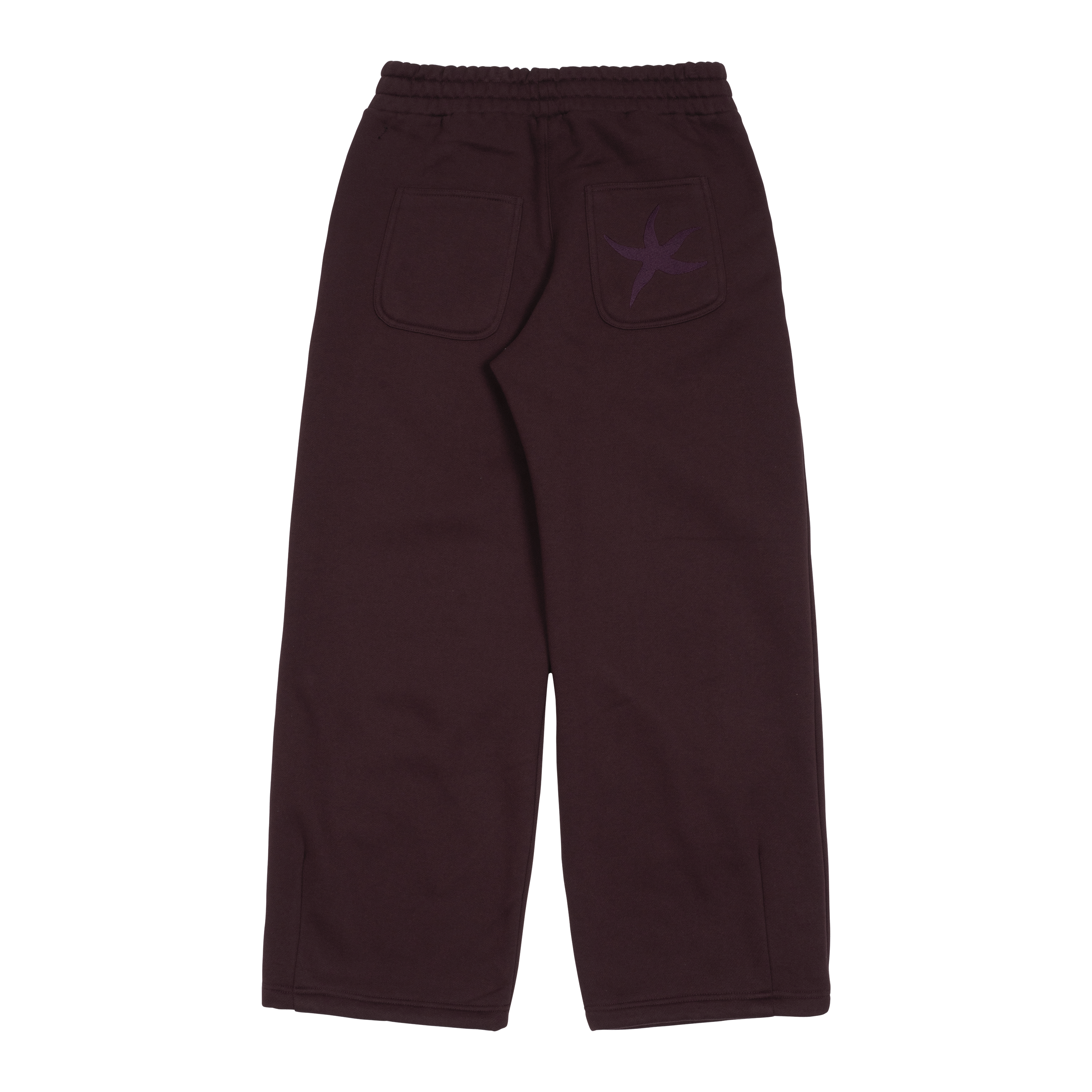 TCM starfish sweat pants (burgundy)