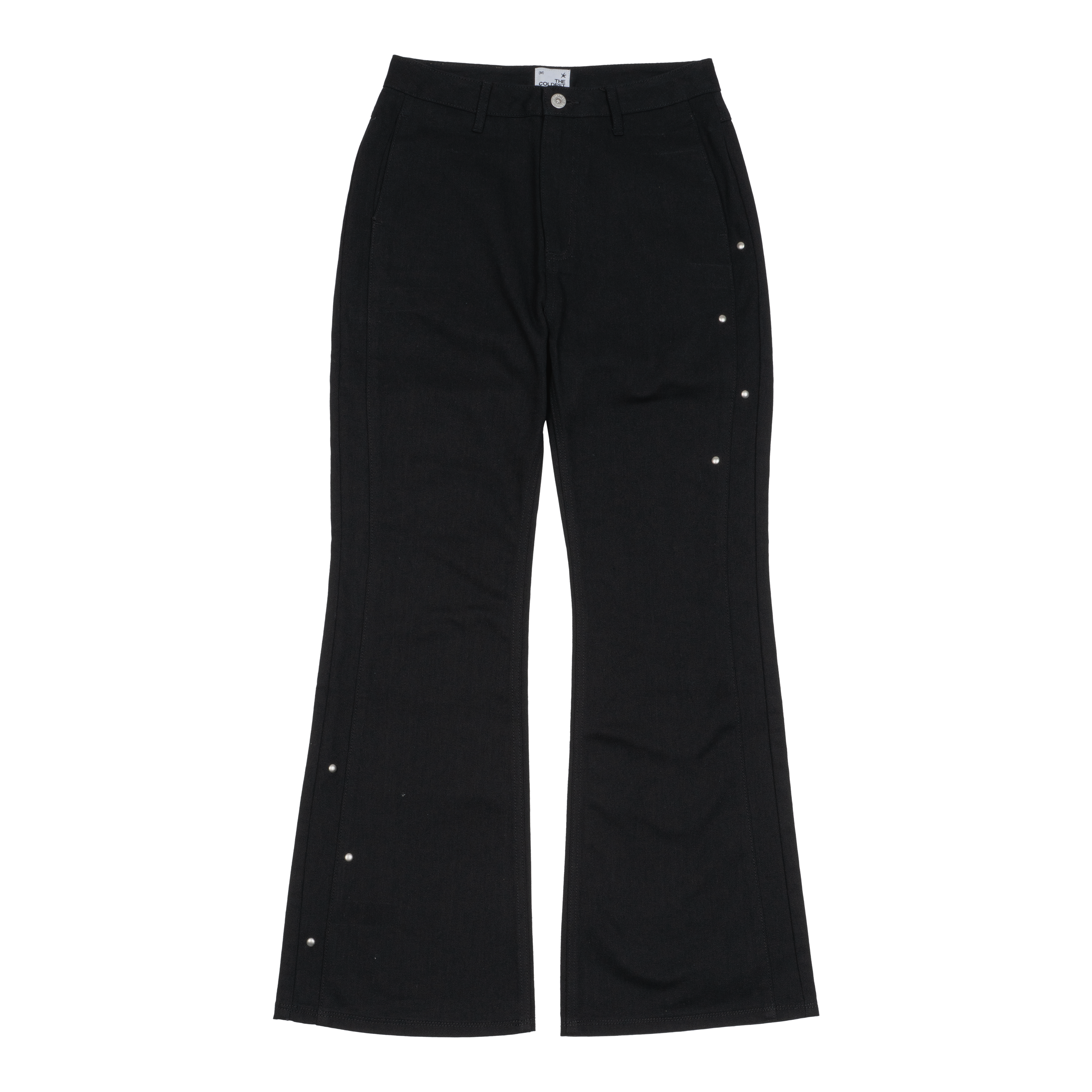 TCM flare snap pants (black)
