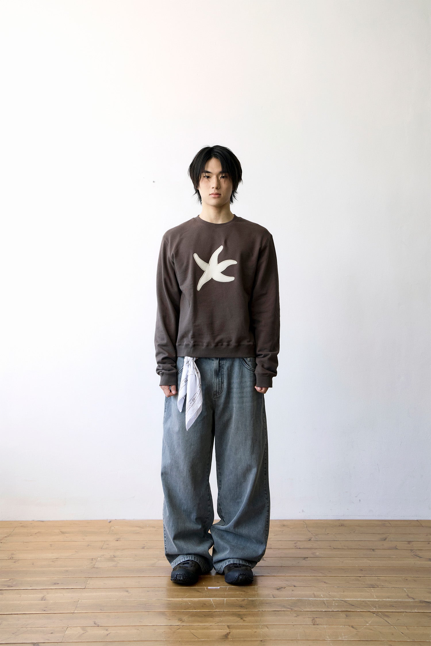 TCM washed denim pants (sky blue)