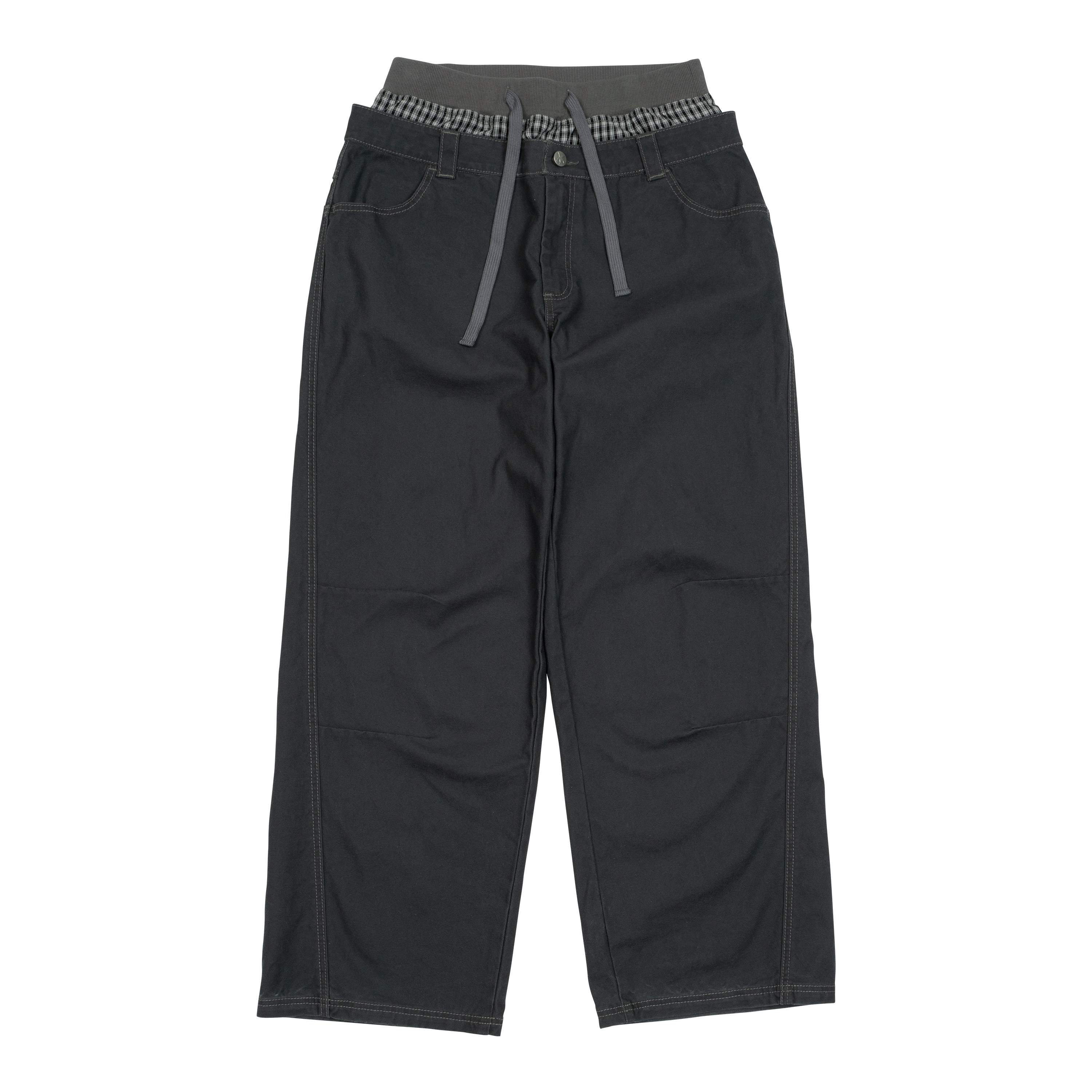 TCM trunk layered pants (charcoal)