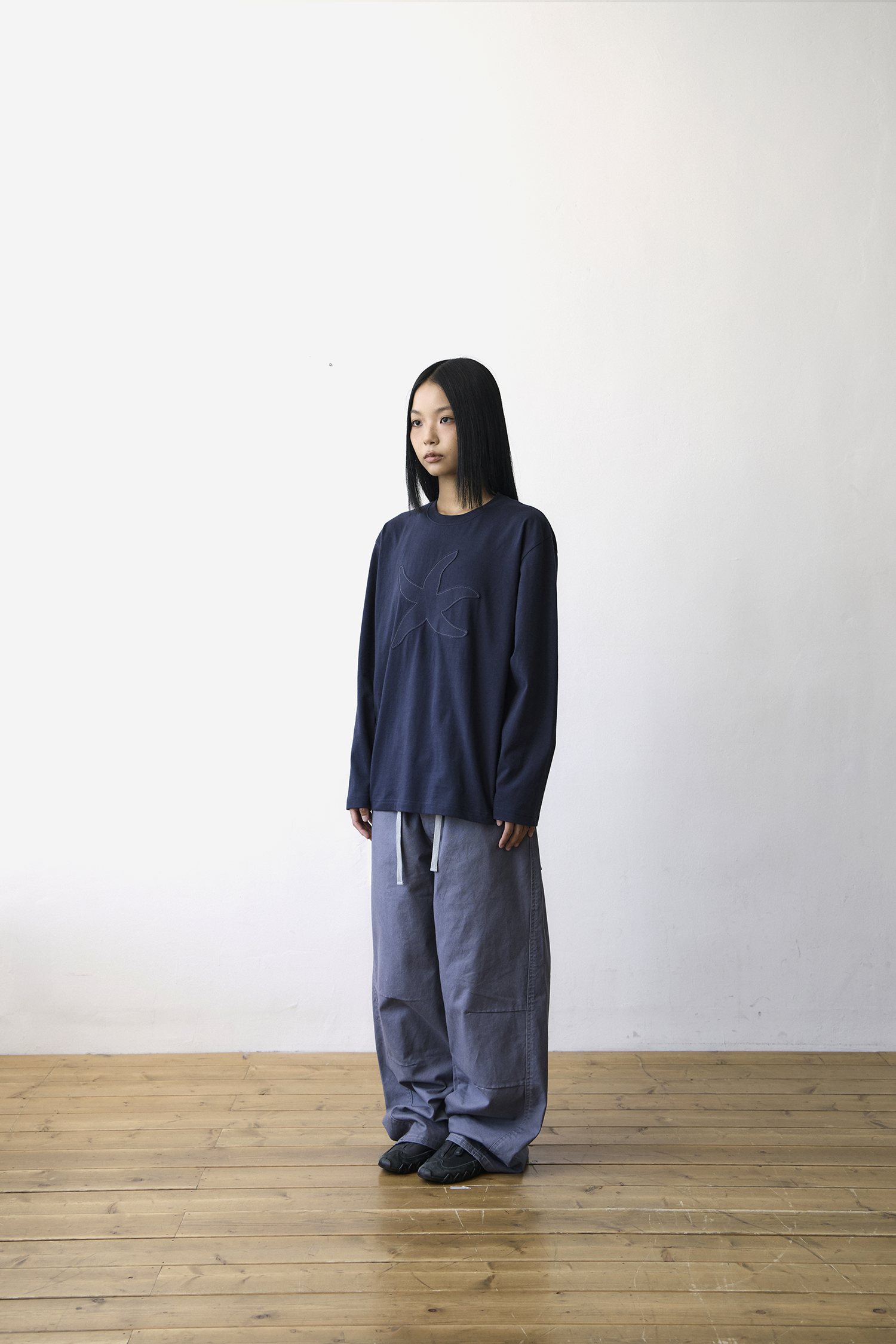 TCM vintage logo long sleeve (navy)