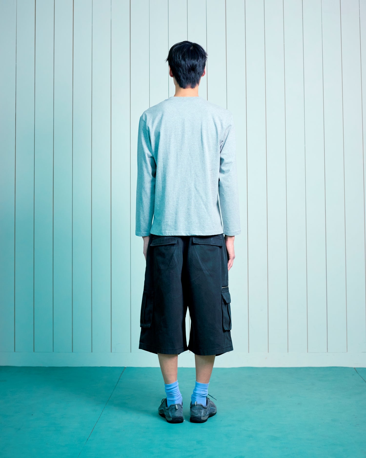 TCM above long sleeve (melange grey)