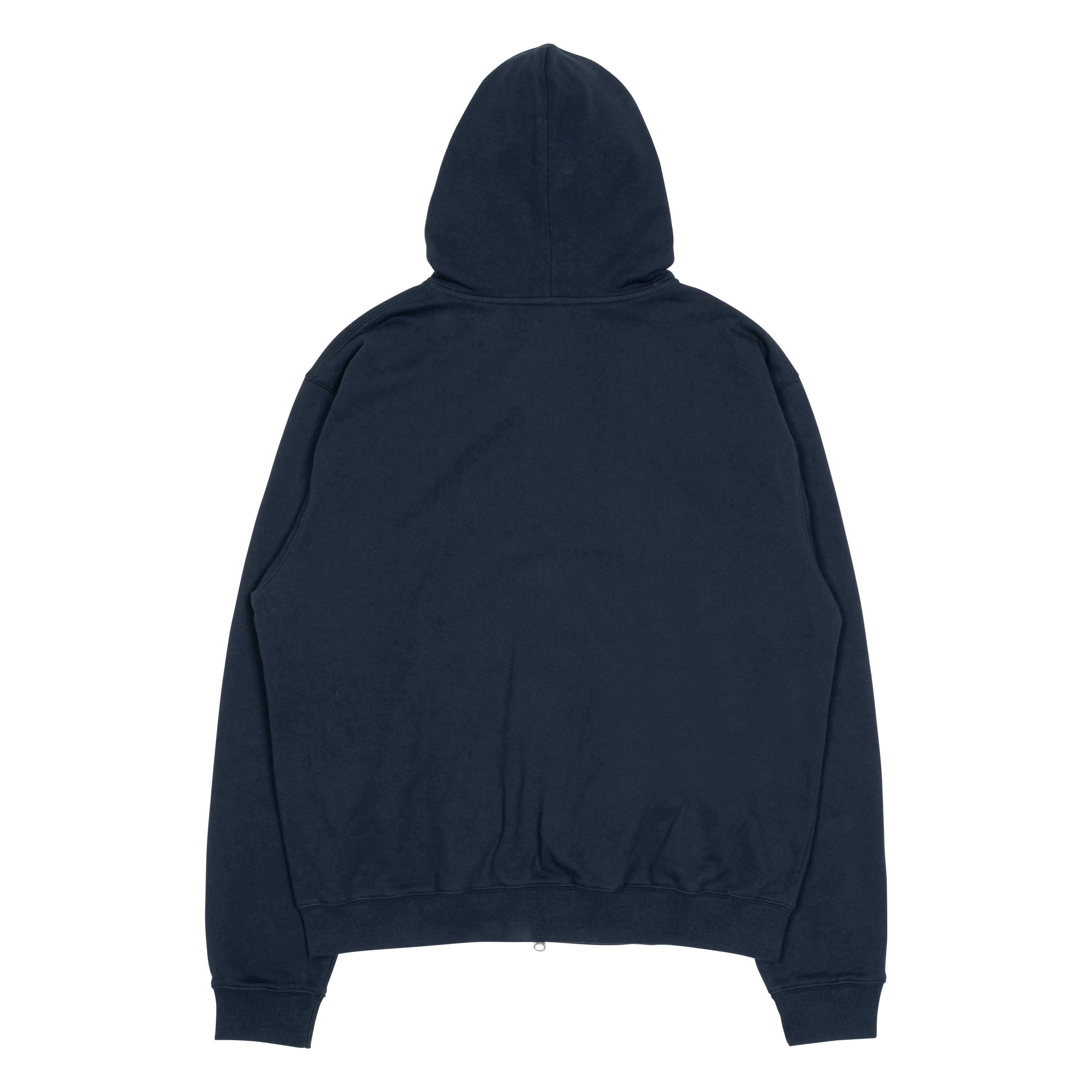 TCM frame hooded zip-up (navy)
