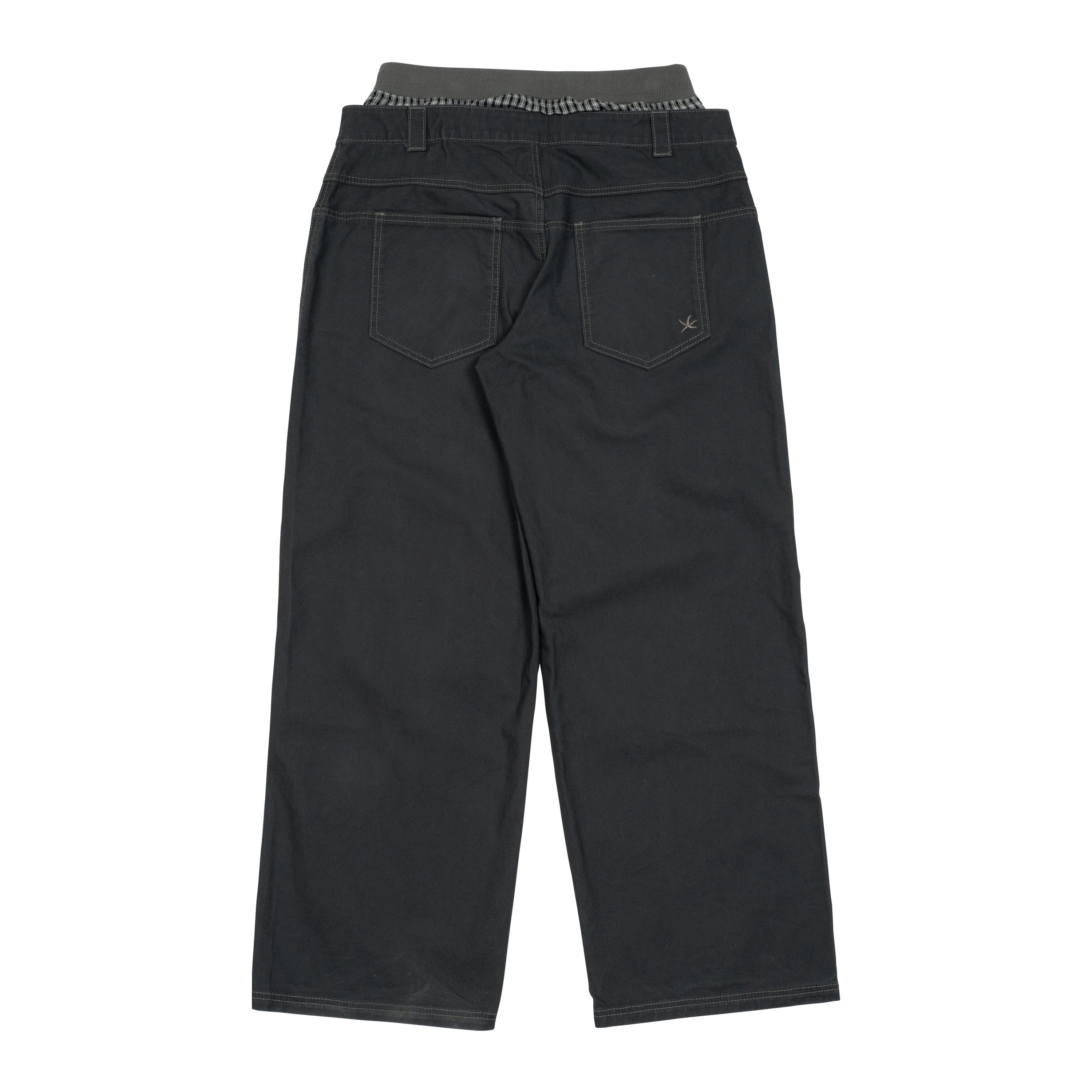 TCM trunk layered pants (charcoal)
