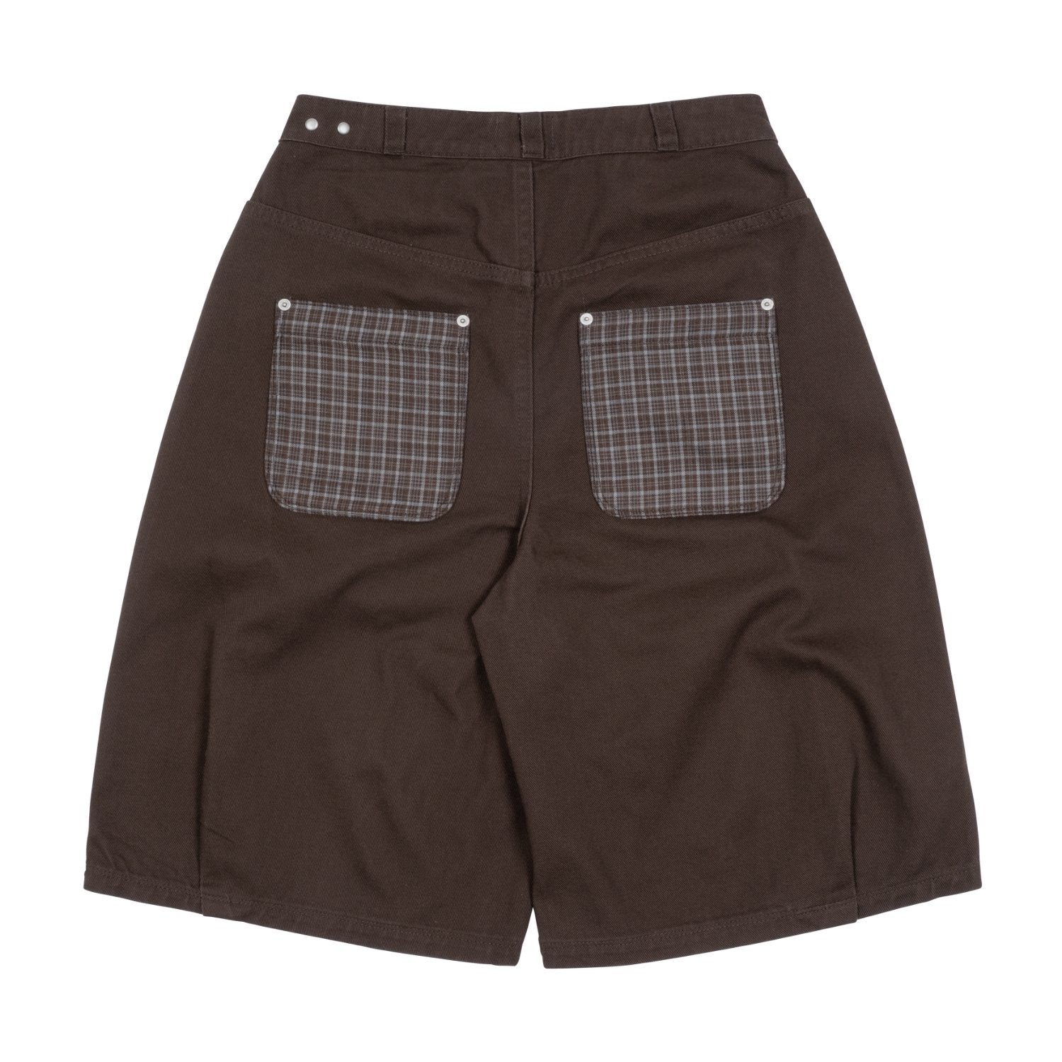 TCM check pocket half pants (brown)