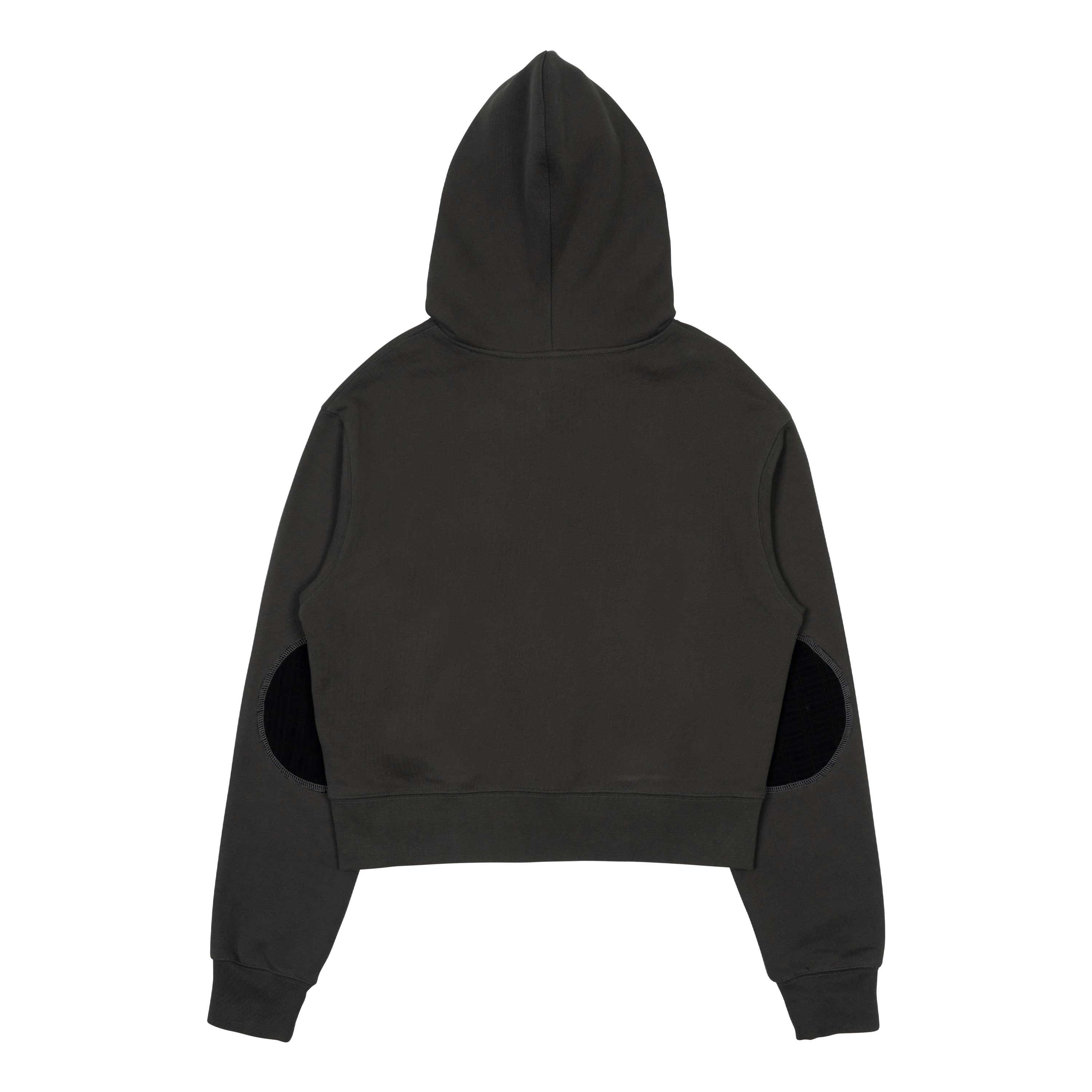 TCM vintage button hooded zip-up (charcoal)