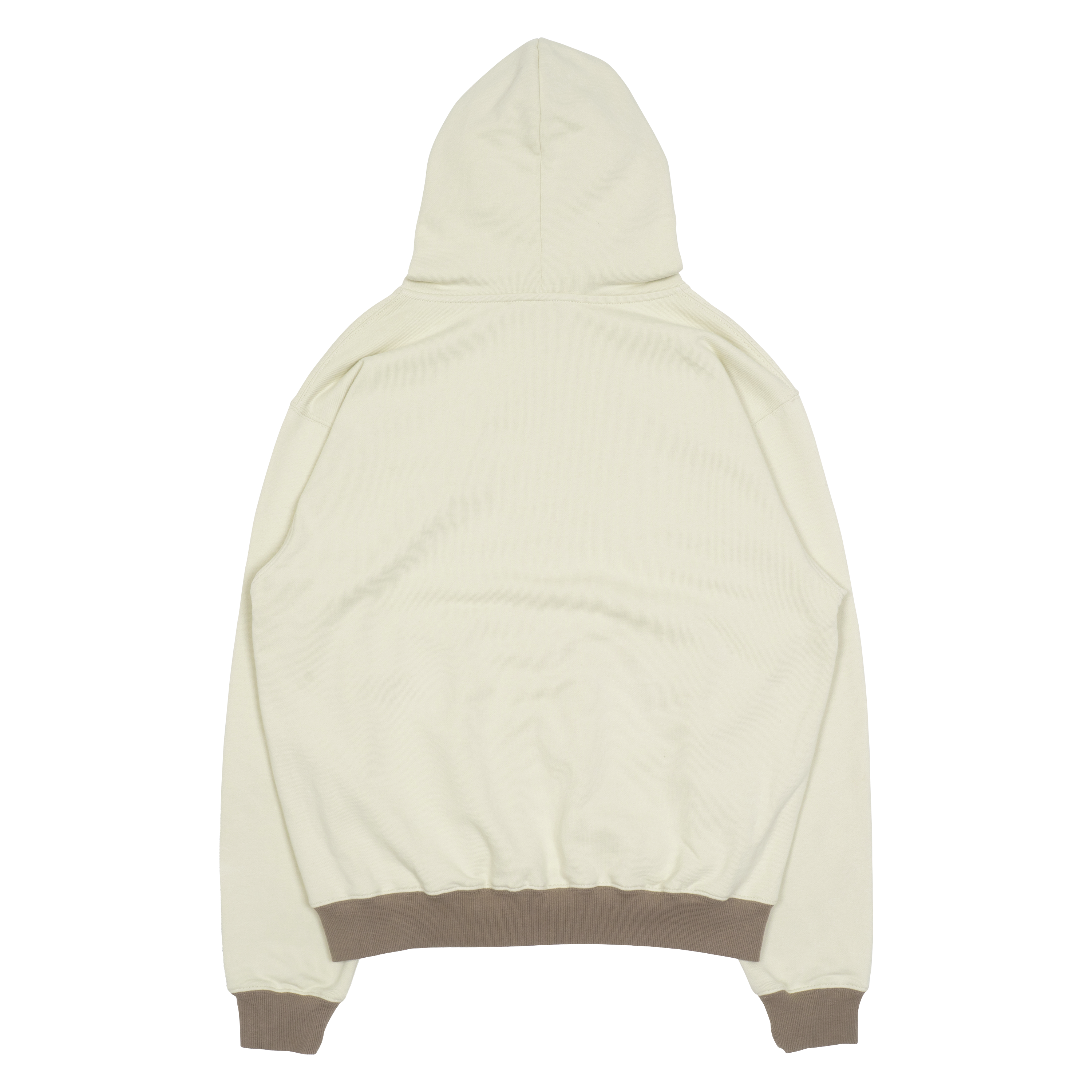 TCM line hooded zip-up (brown)
