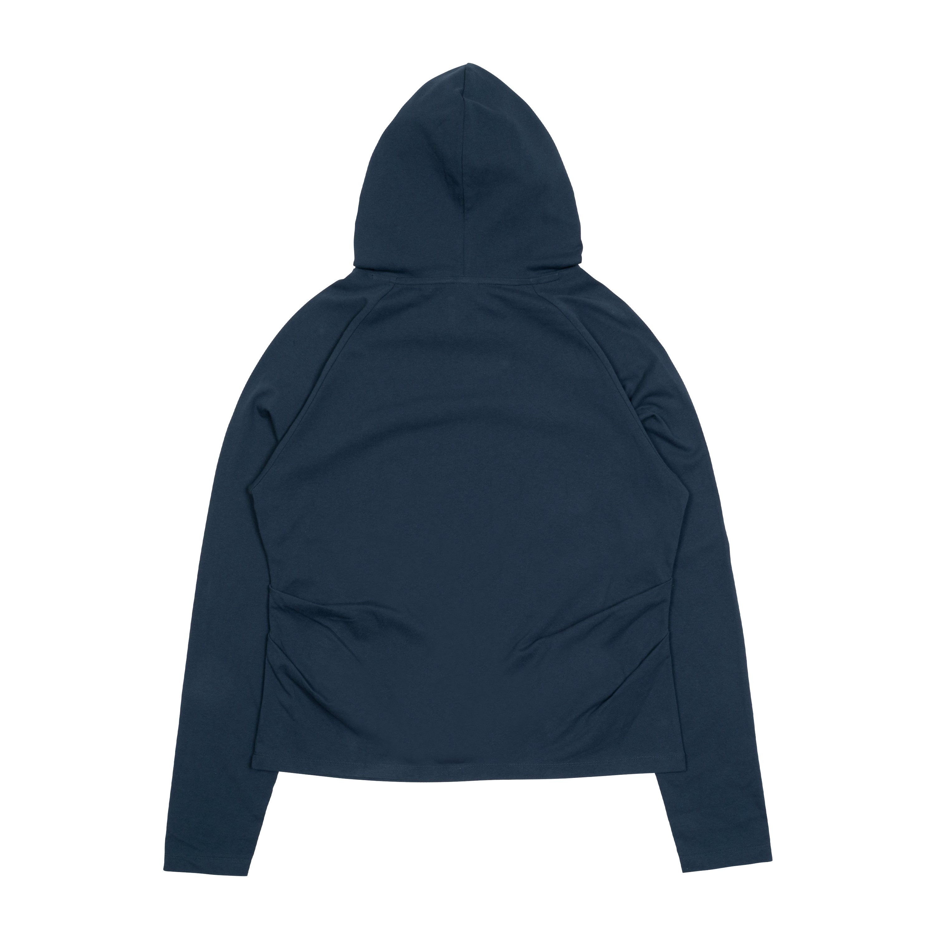 TCM hooded raglan long sleeve (blue)