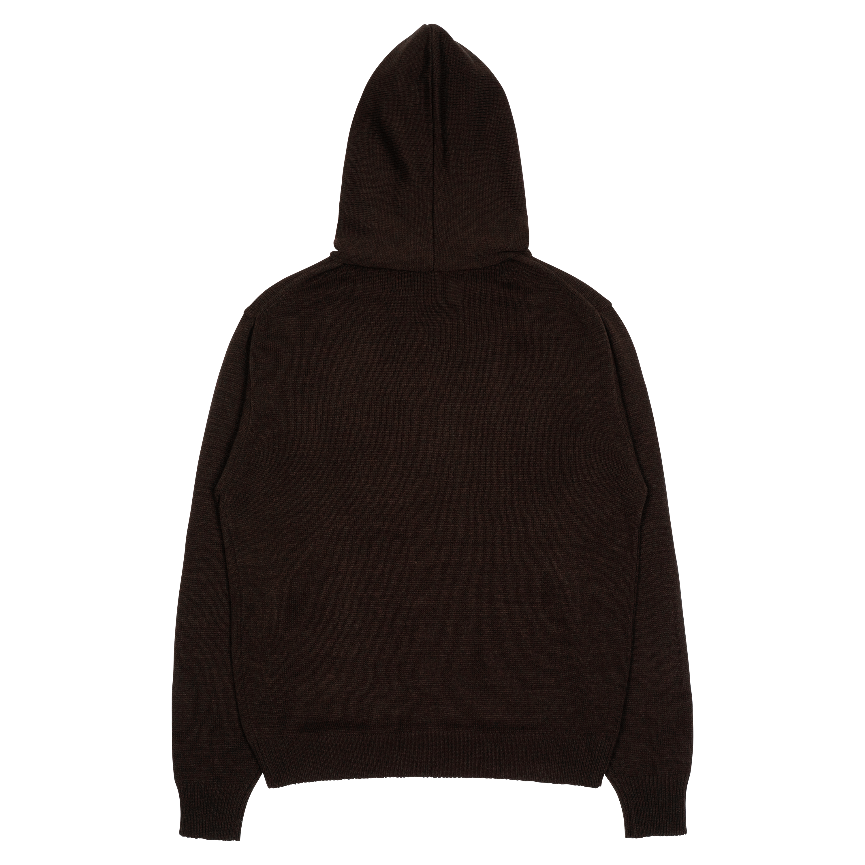 TCM starfish logo knit hoodie (brown)