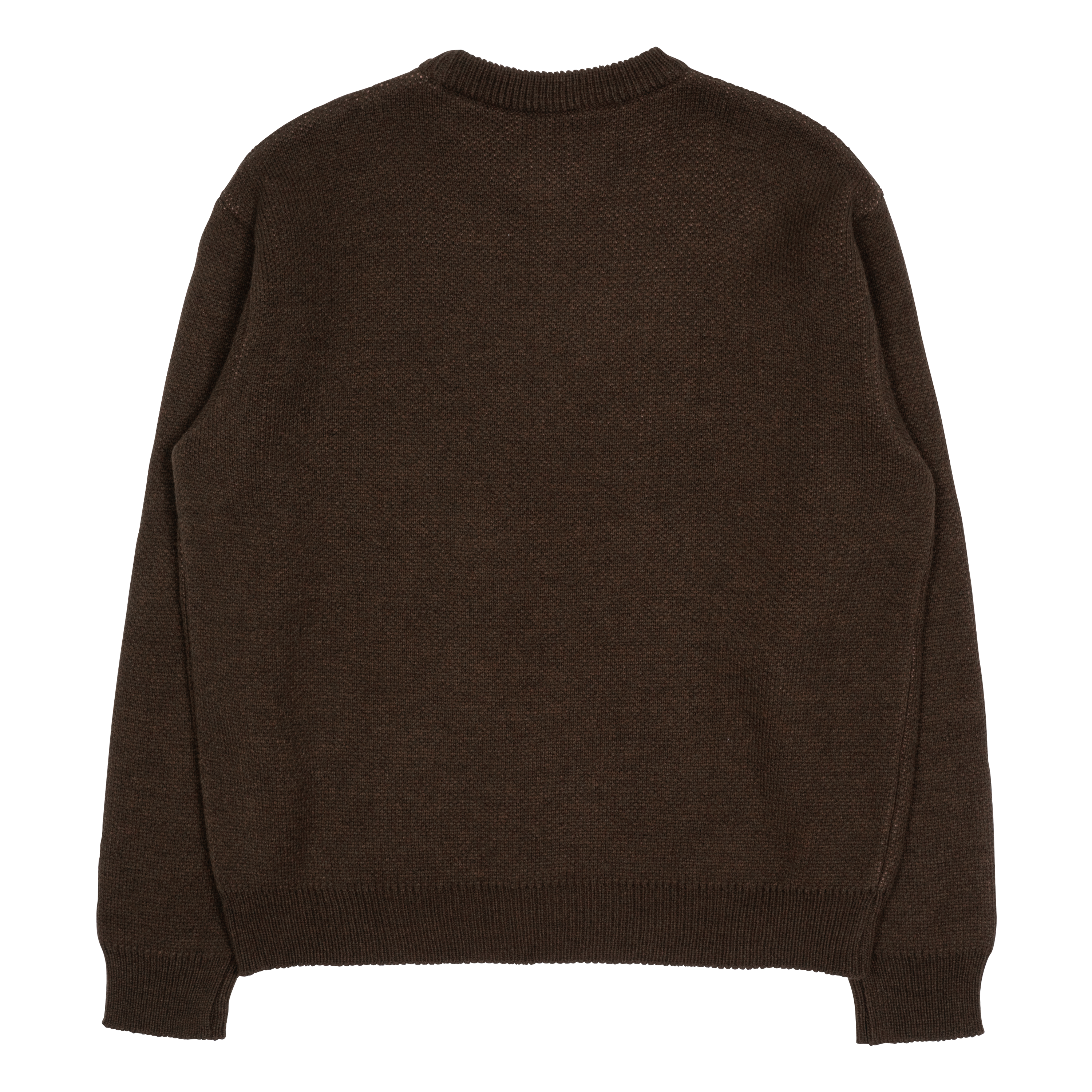 TCM typing logo knit (brown)