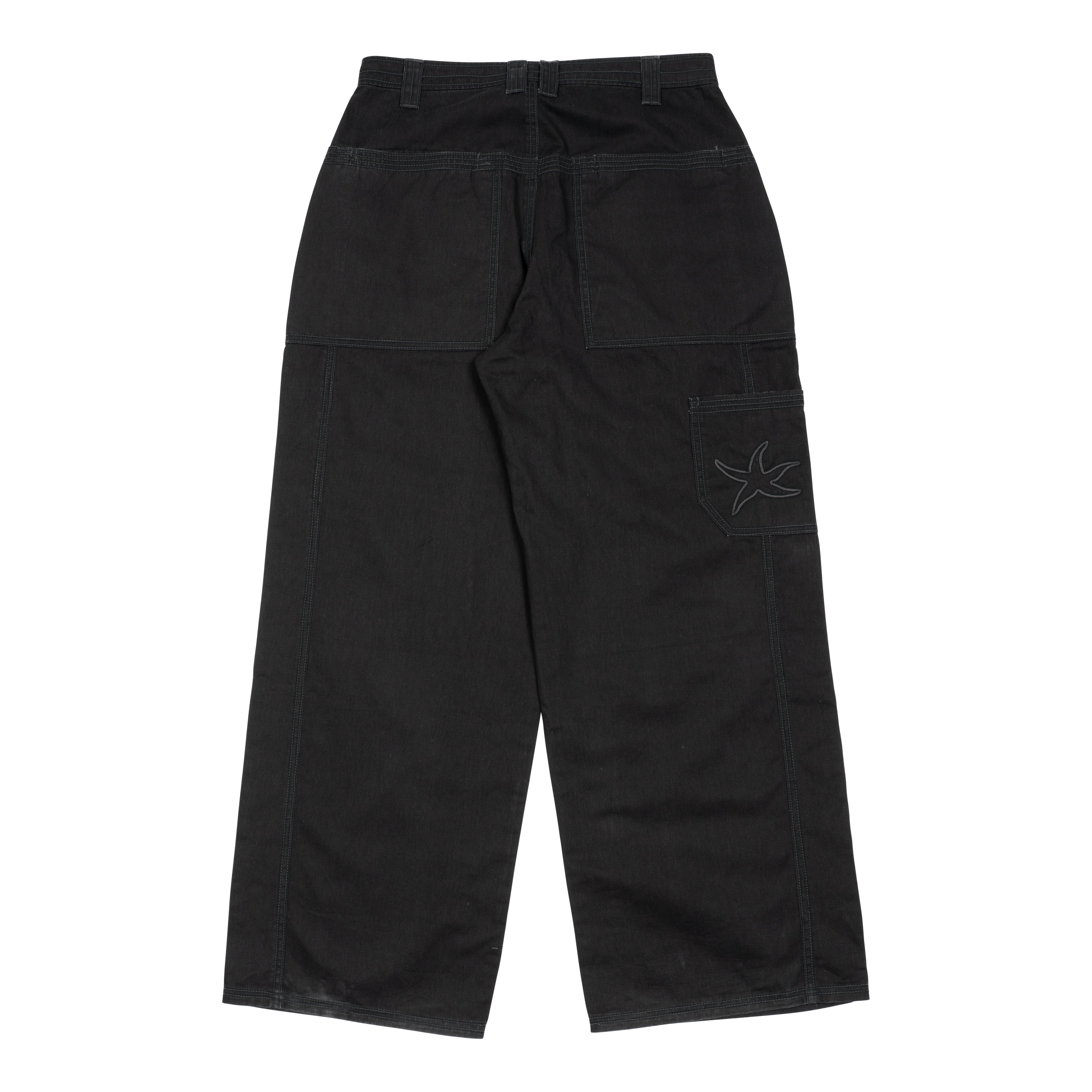 TCM stitch cargo pants (black)