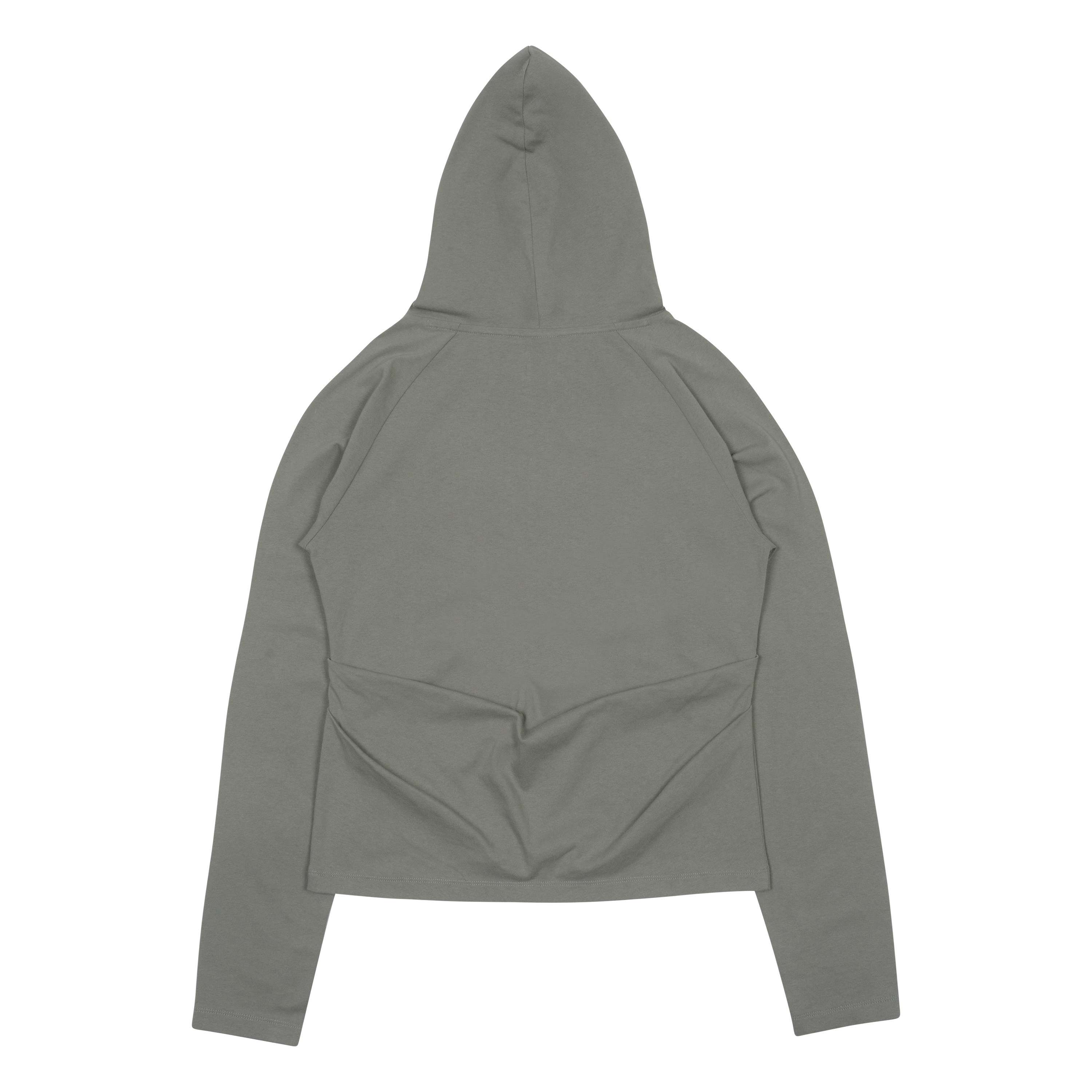 TCM hooded raglan long sleeve (grey)