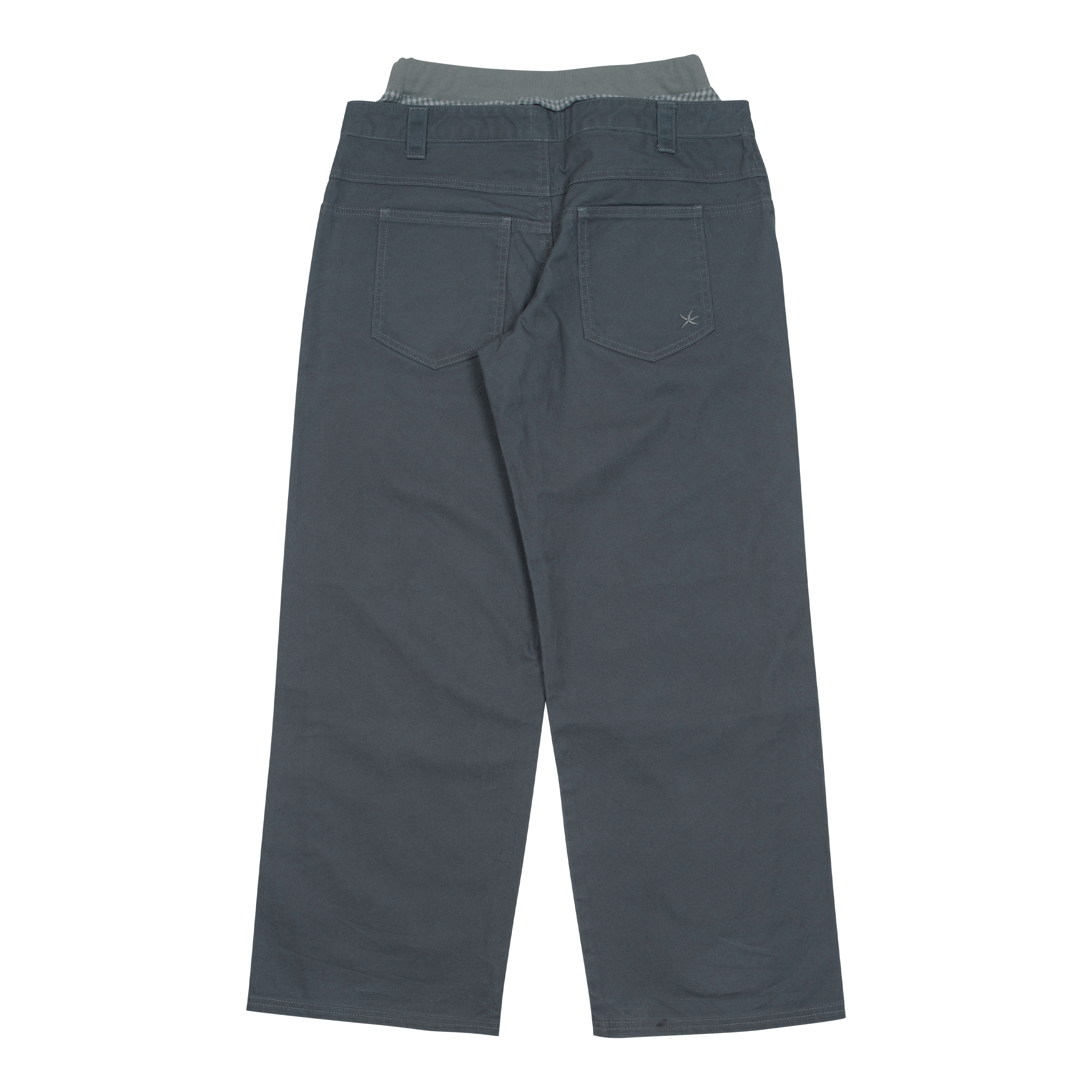 TCM trunk layered pants (navy)