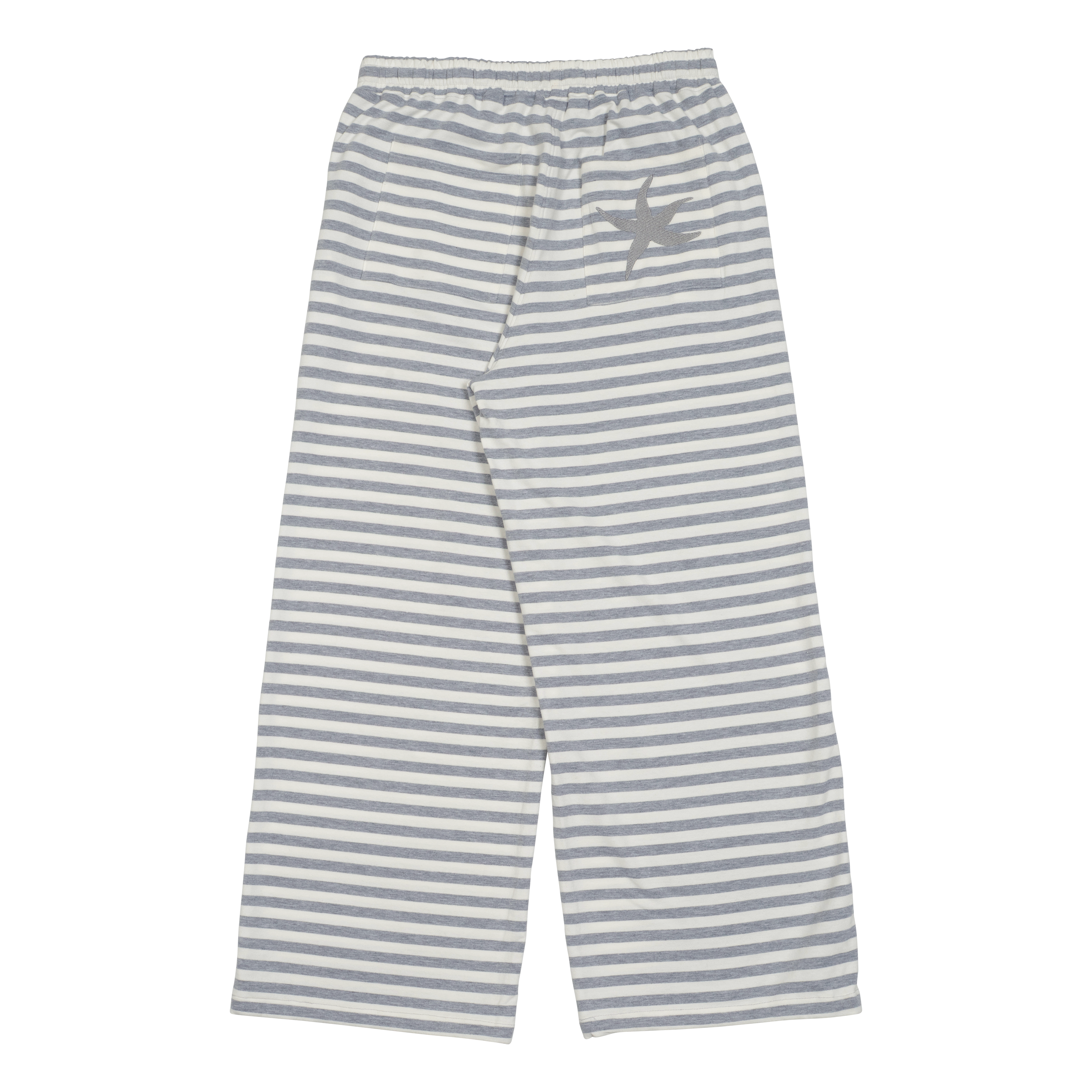 TCM stripe sweat pants (ivory/grey)