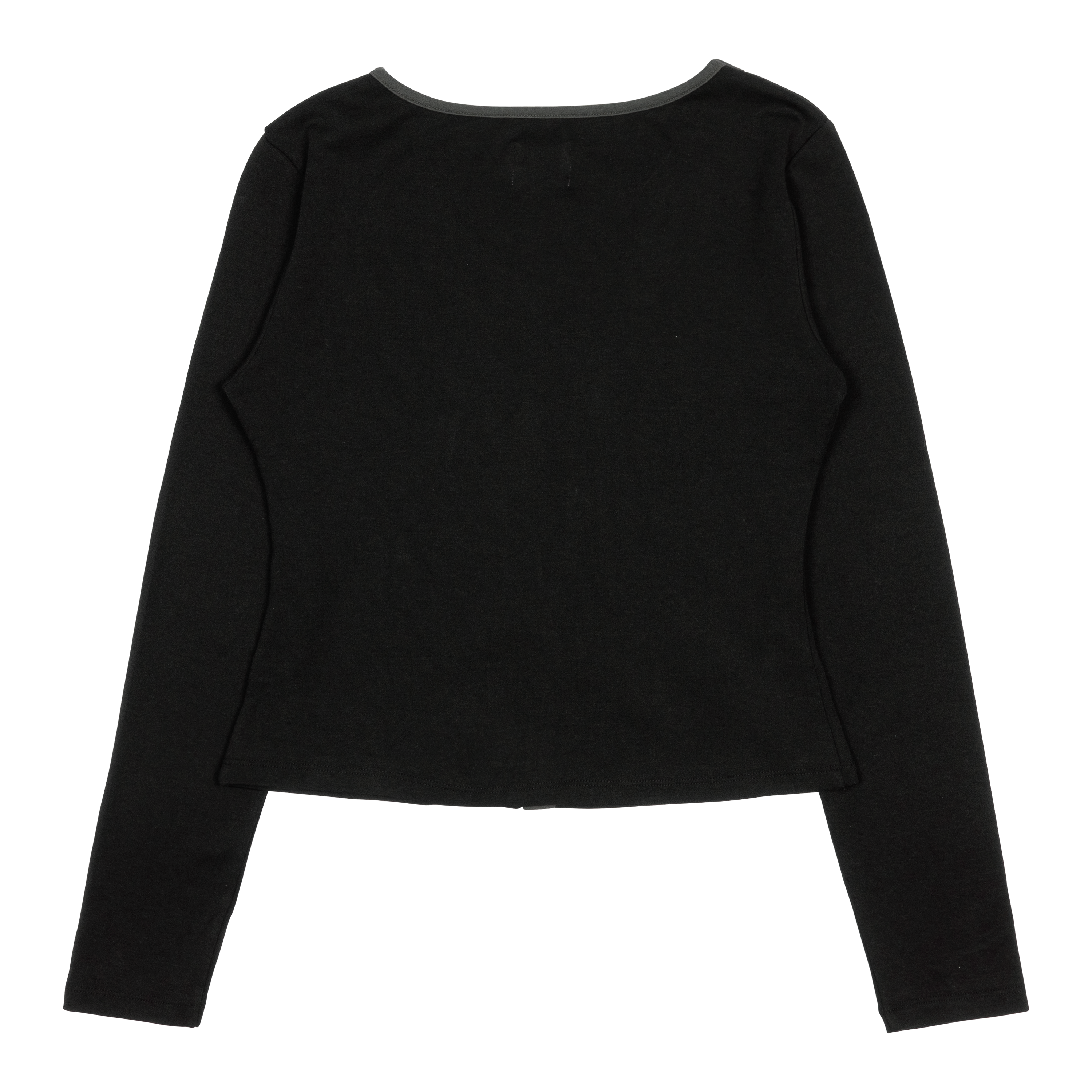 TCM twist button long sleeve (black)