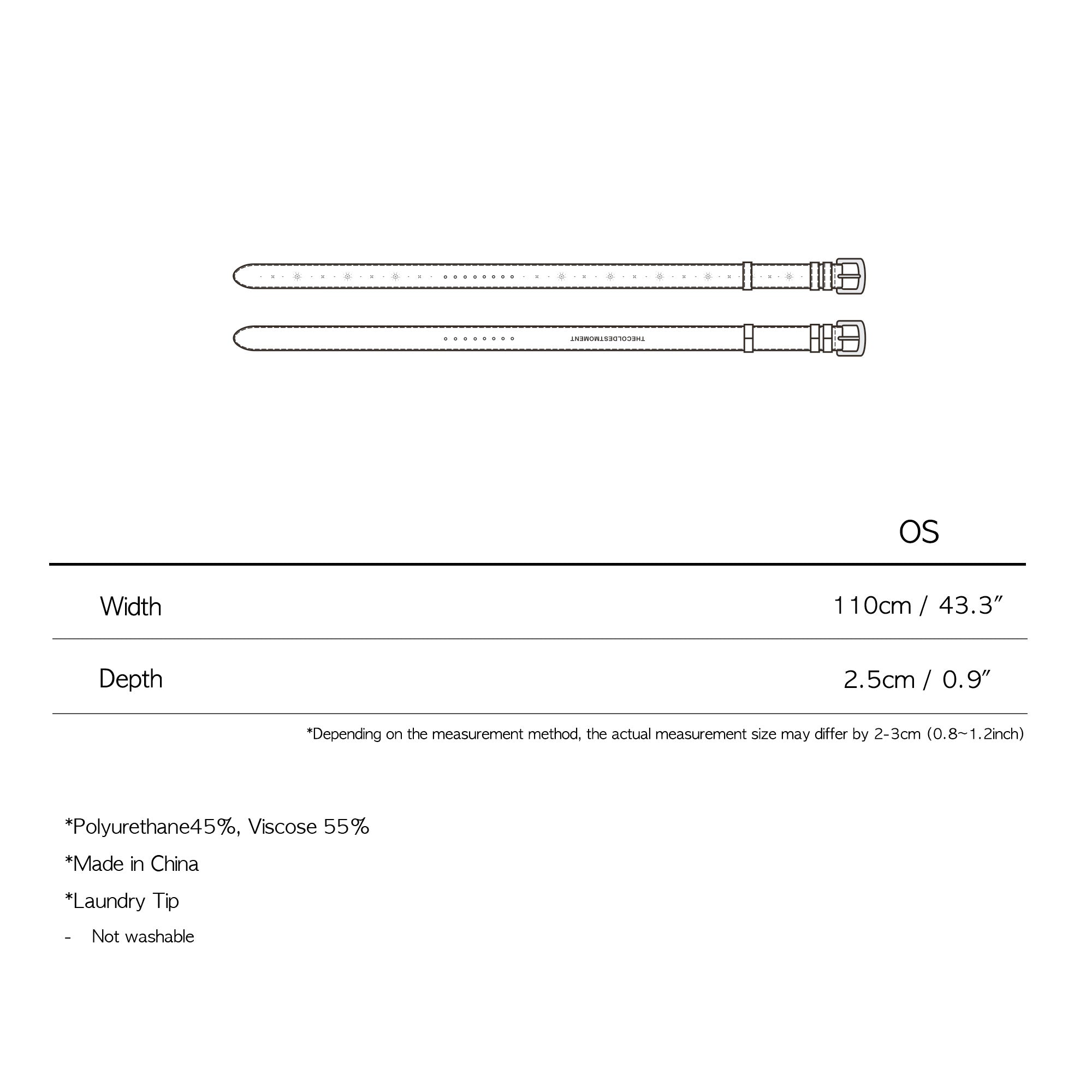 TCM ethnic belt (brown)