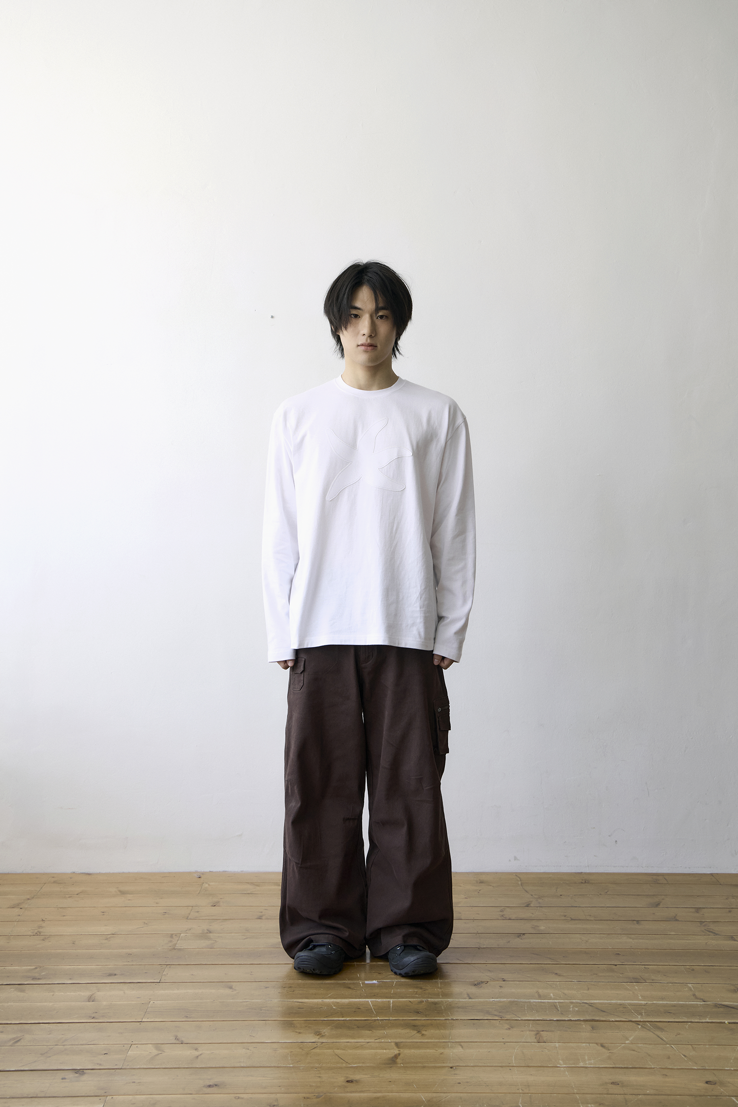 TCM vintage logo long sleeve (white/ivory)