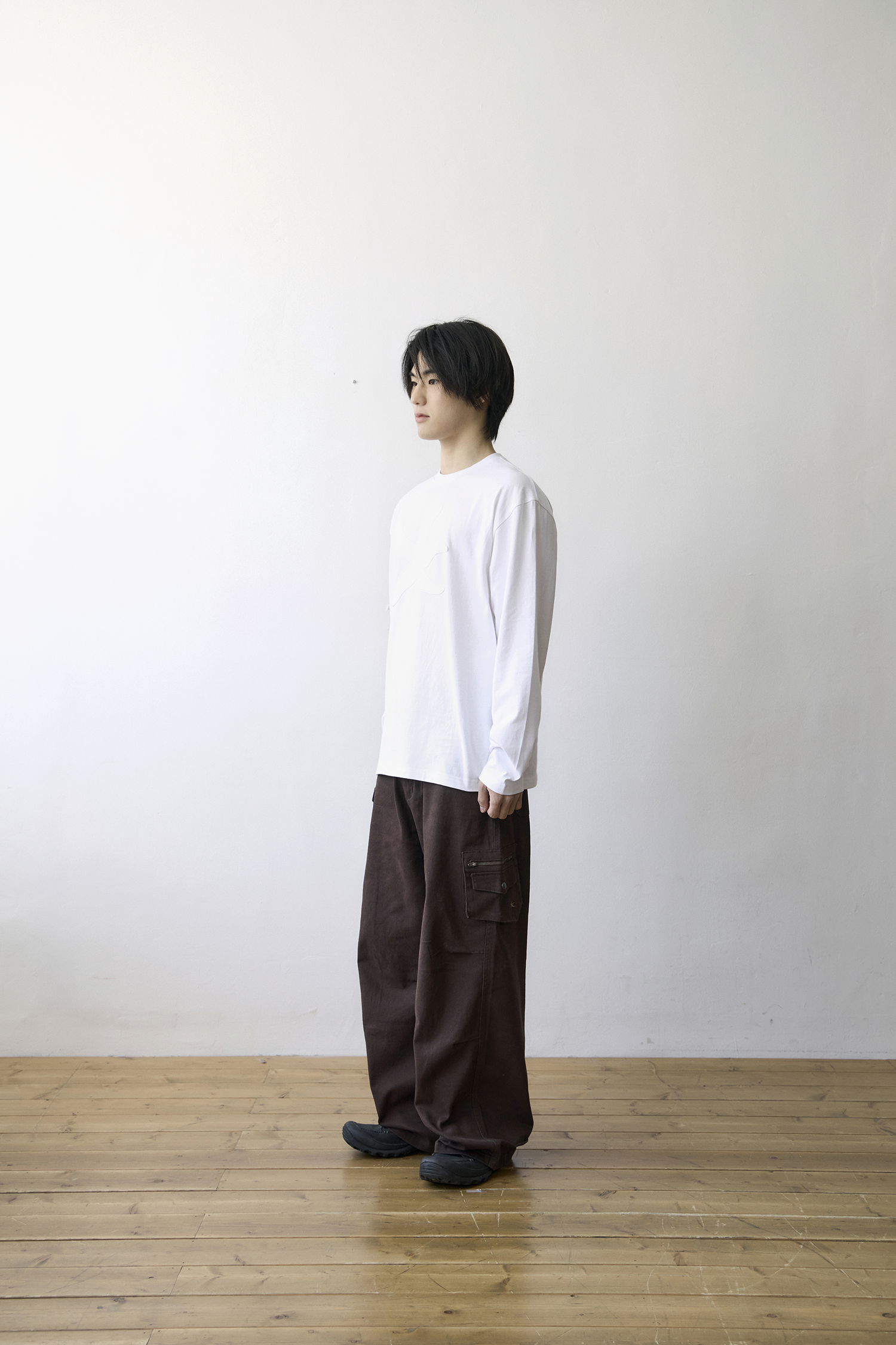 TCM vintage logo long sleeve (white/ivory)