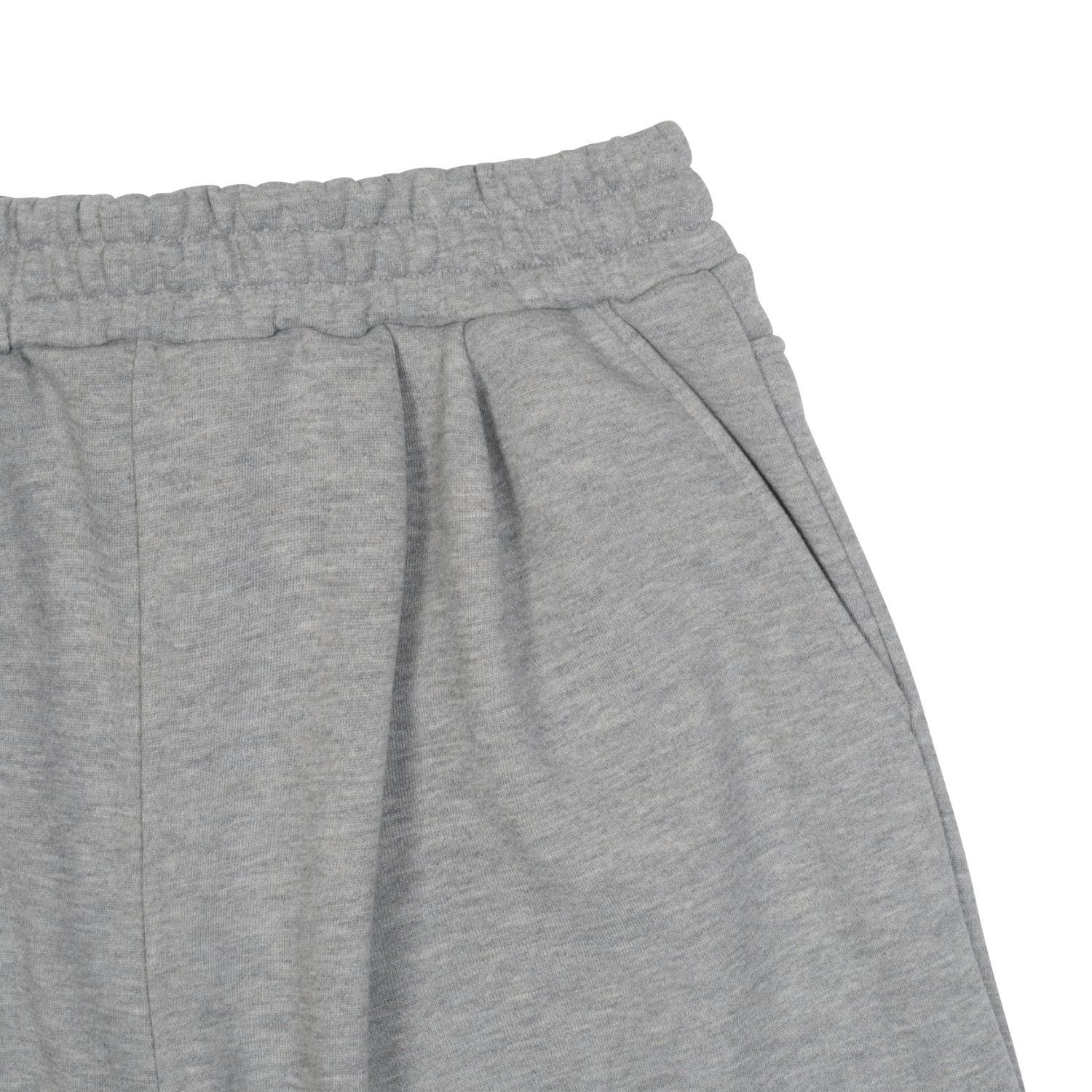 TCM back logo half sweat pants (grey)