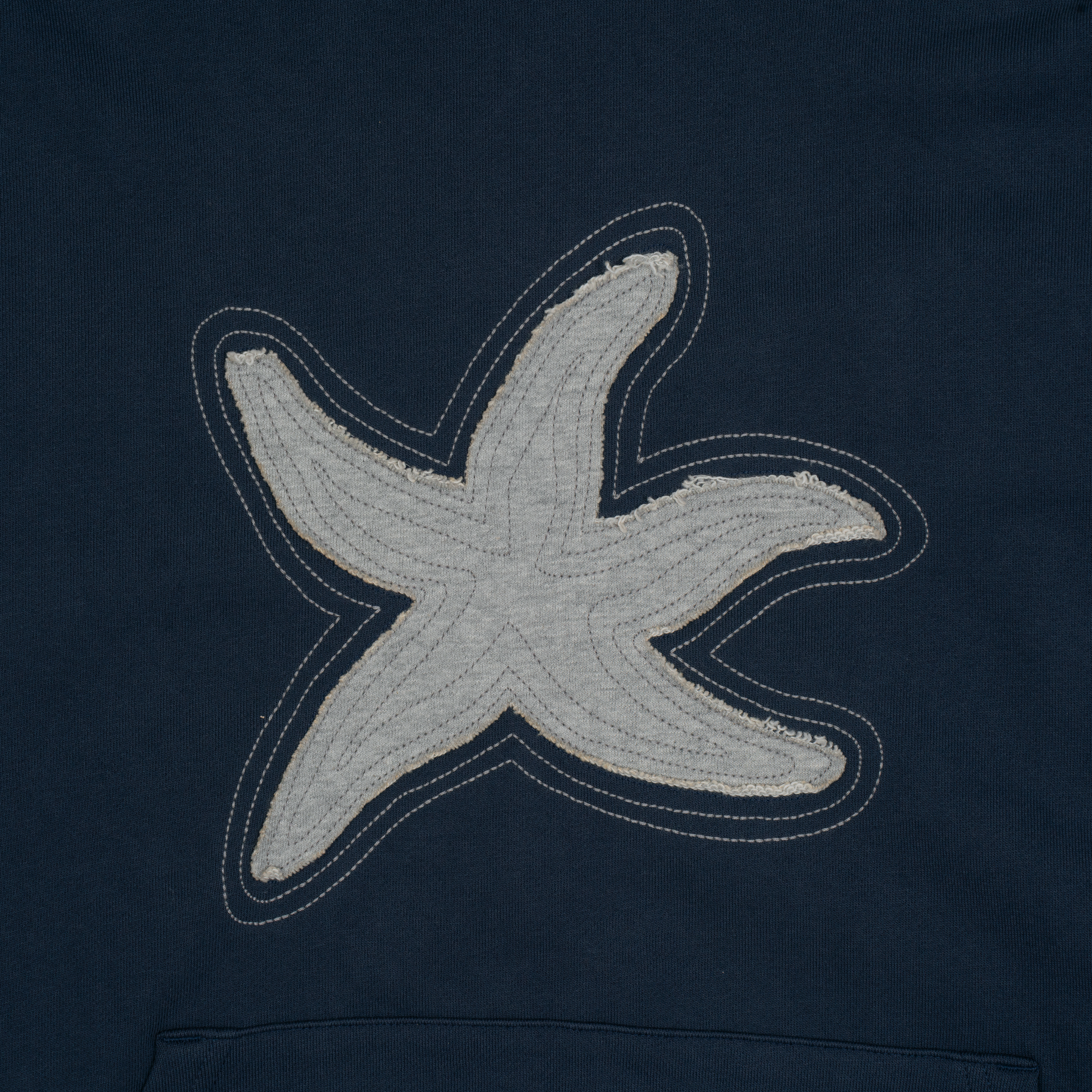 TCM starfish contour hoodie (navy)
