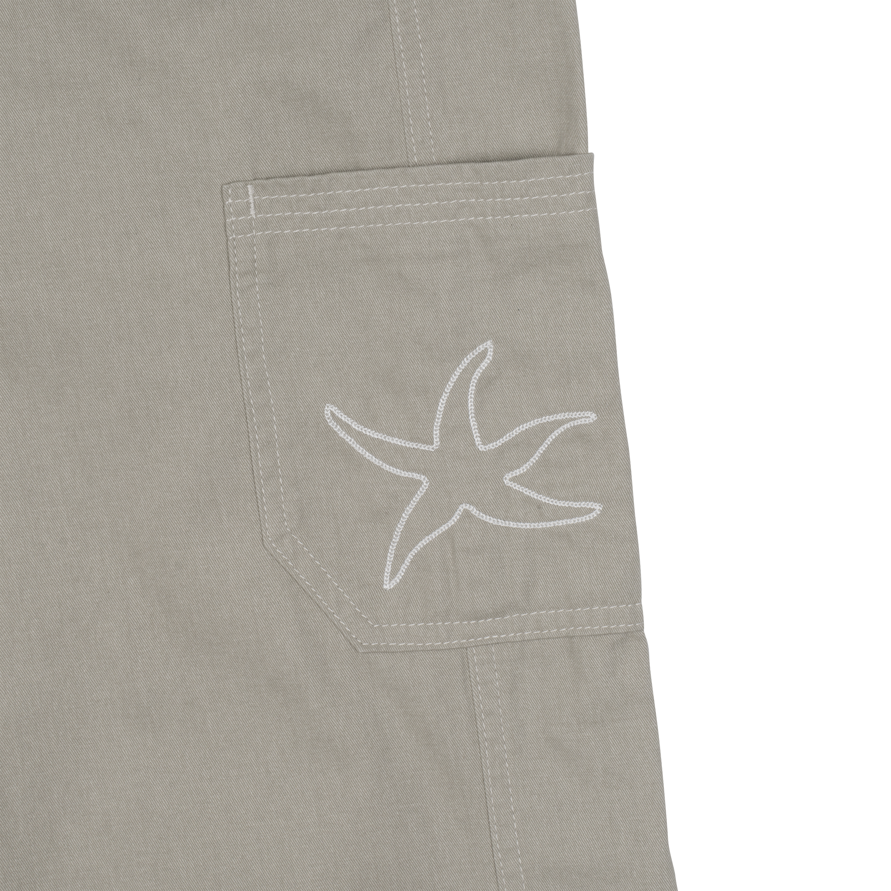 TCM stitch cargo pants (beige grey)