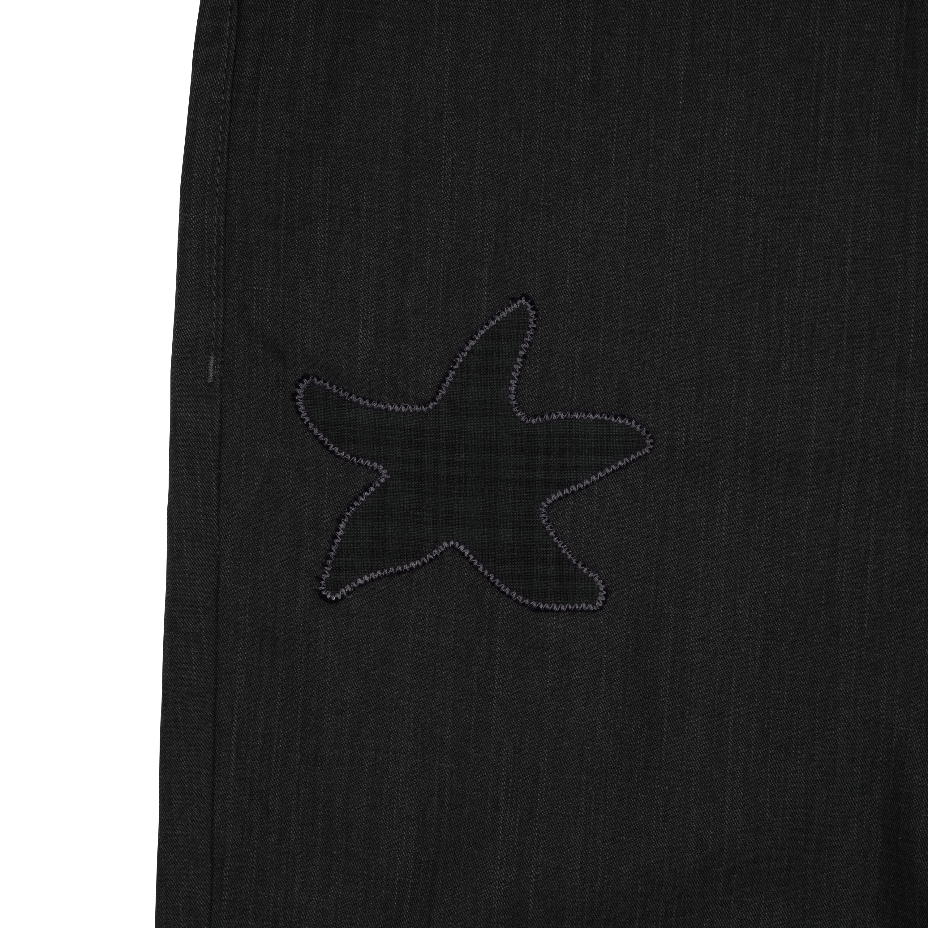 TCM starfish patch pants (charcoal black)