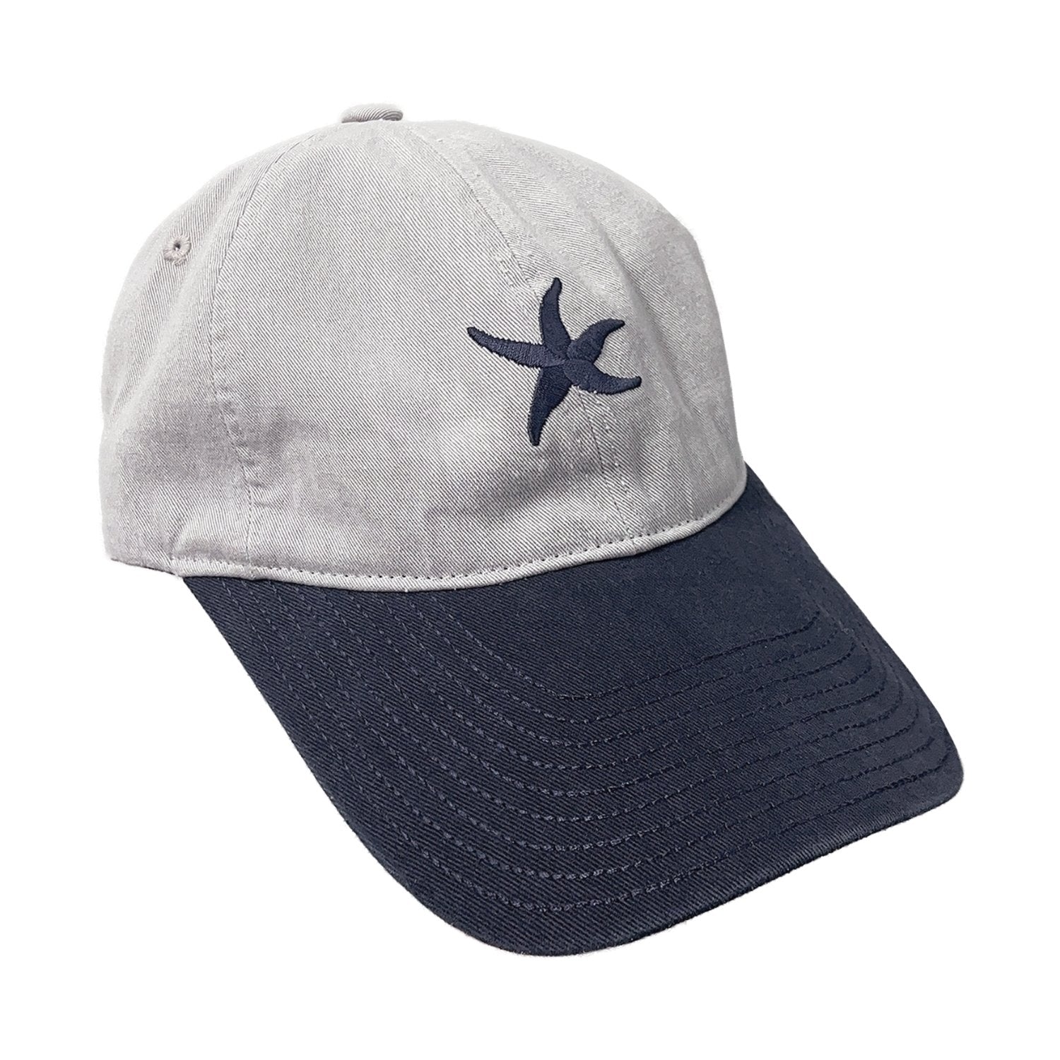 TCM starfish cap (light grey/navy)
