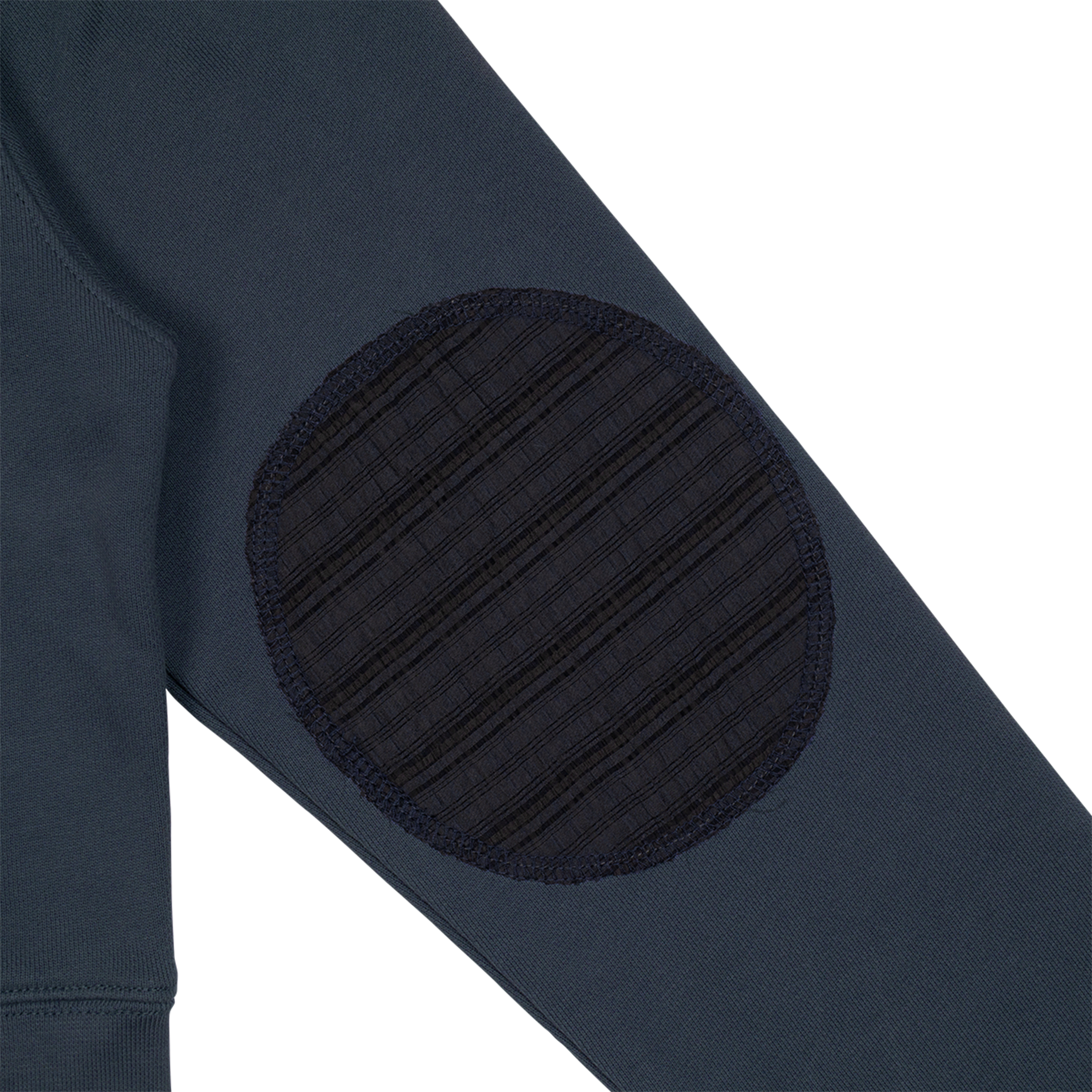 TCM vintage button hooded zip-up (blue)