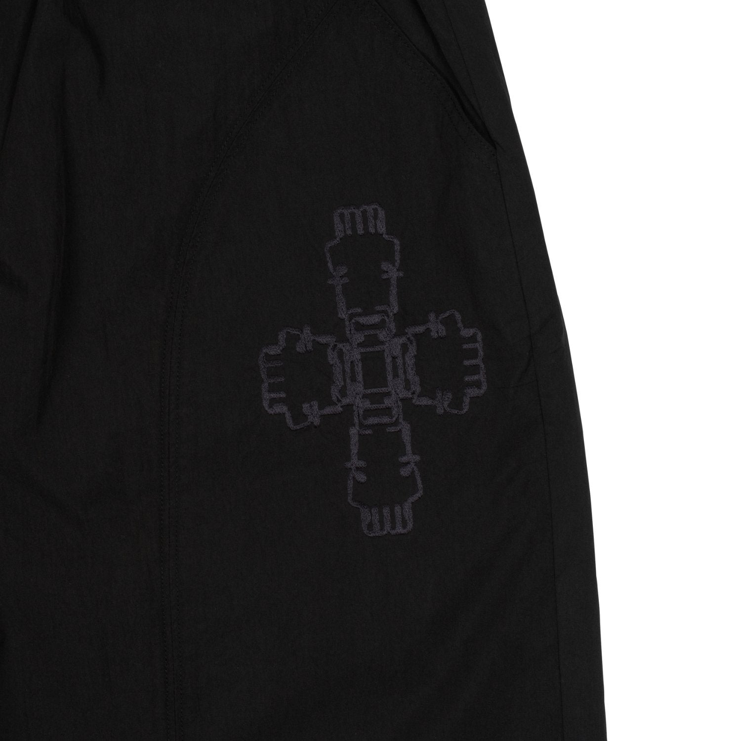 TCM ethnic nylon pants (black)