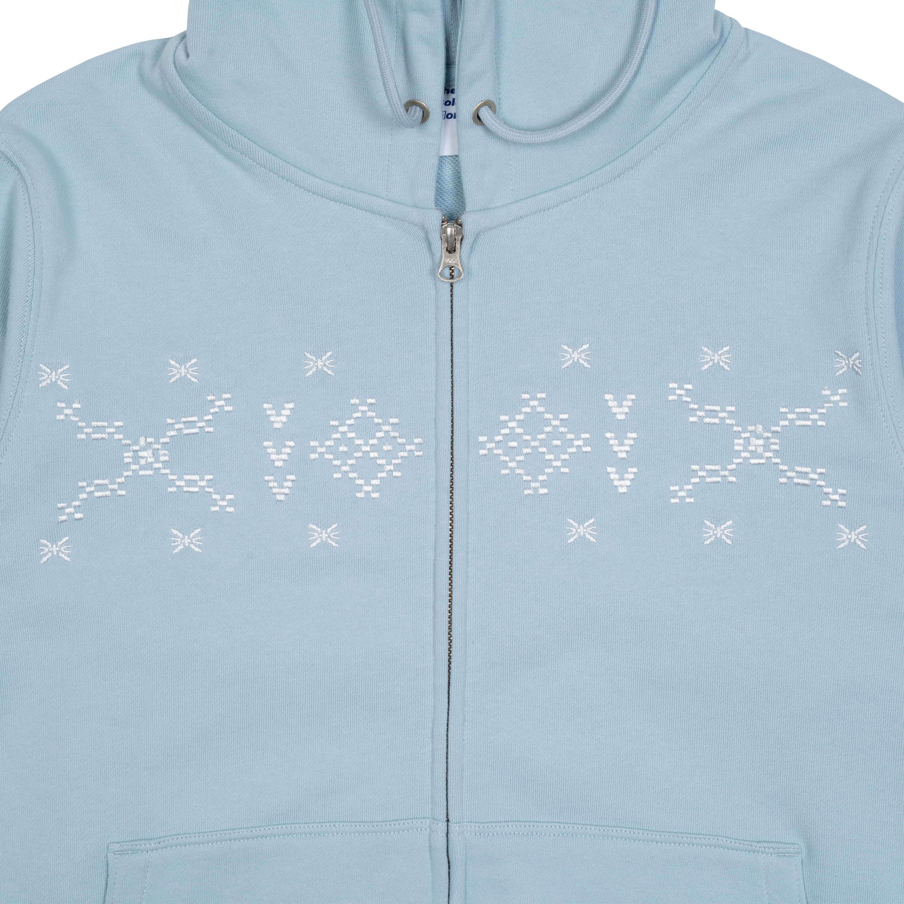 TCM nordic hooded zip-up (sky blue)