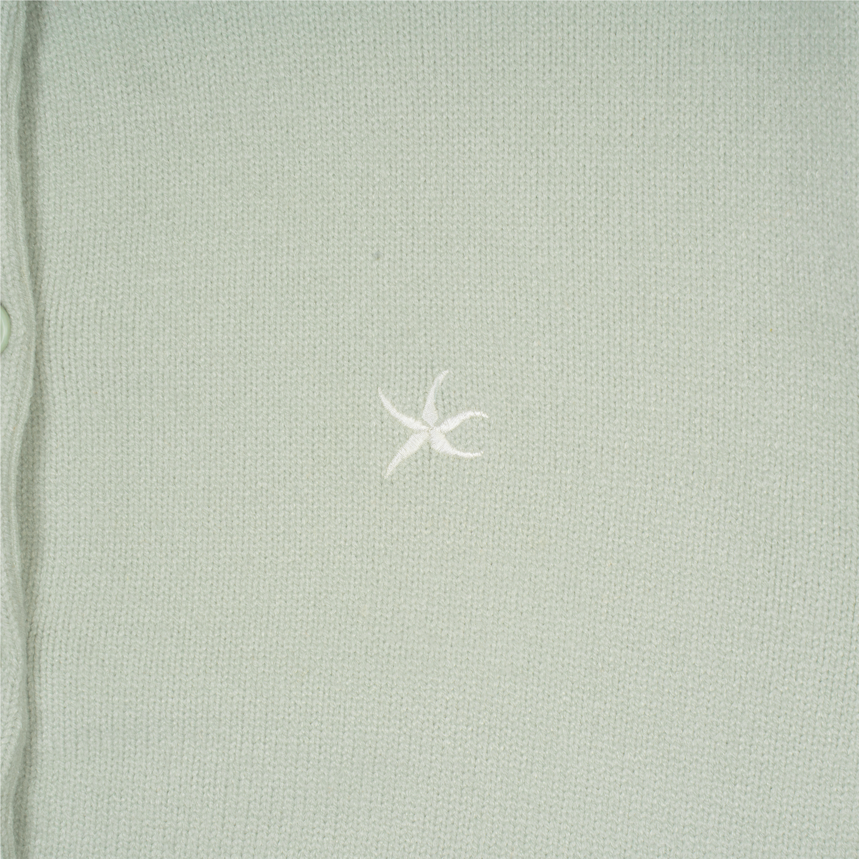 TCM mini logo knit cardigan (mint)