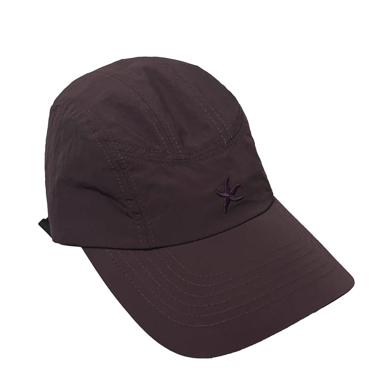 TCM starfish nylon 3 panel cap (burgundy)