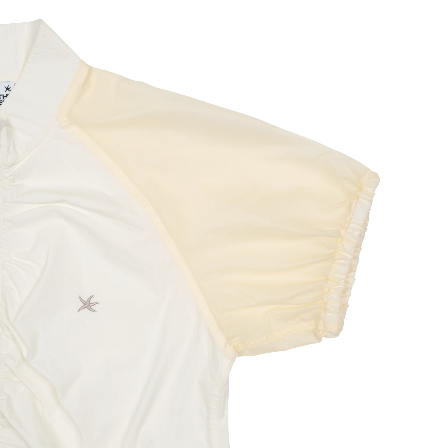 (w) TCM shirring half windstoper (ivory/beige)