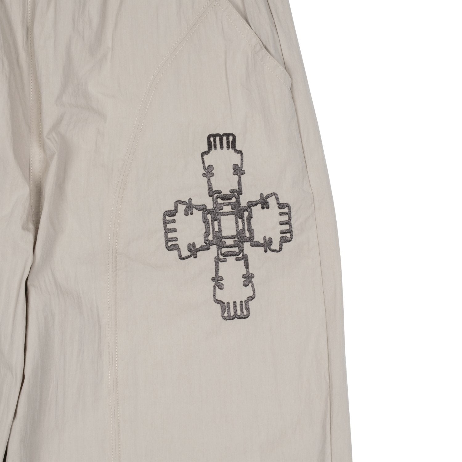 TCM ethnic nylon pants (ivory)