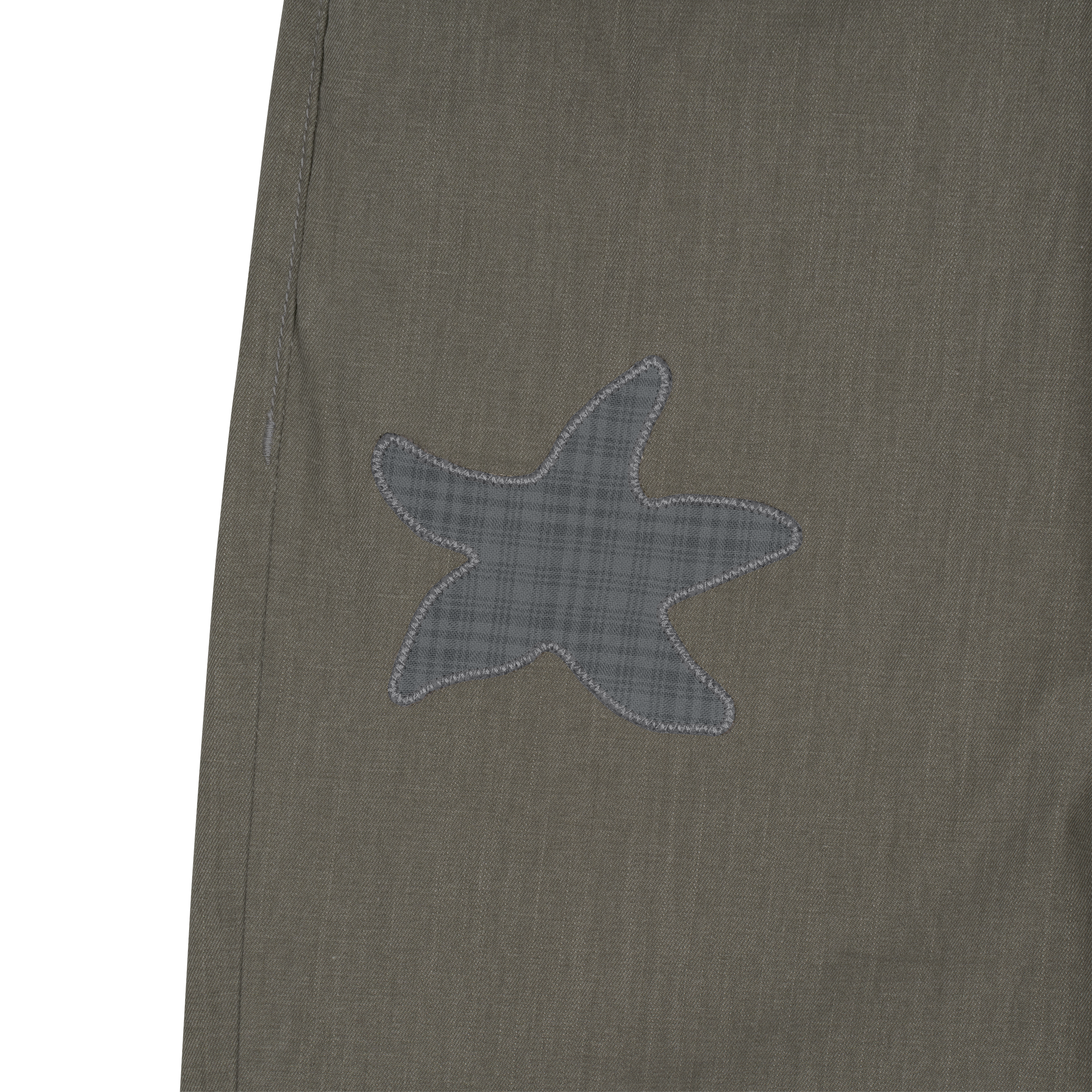 TCM starfish patch pants (khaki beige)
