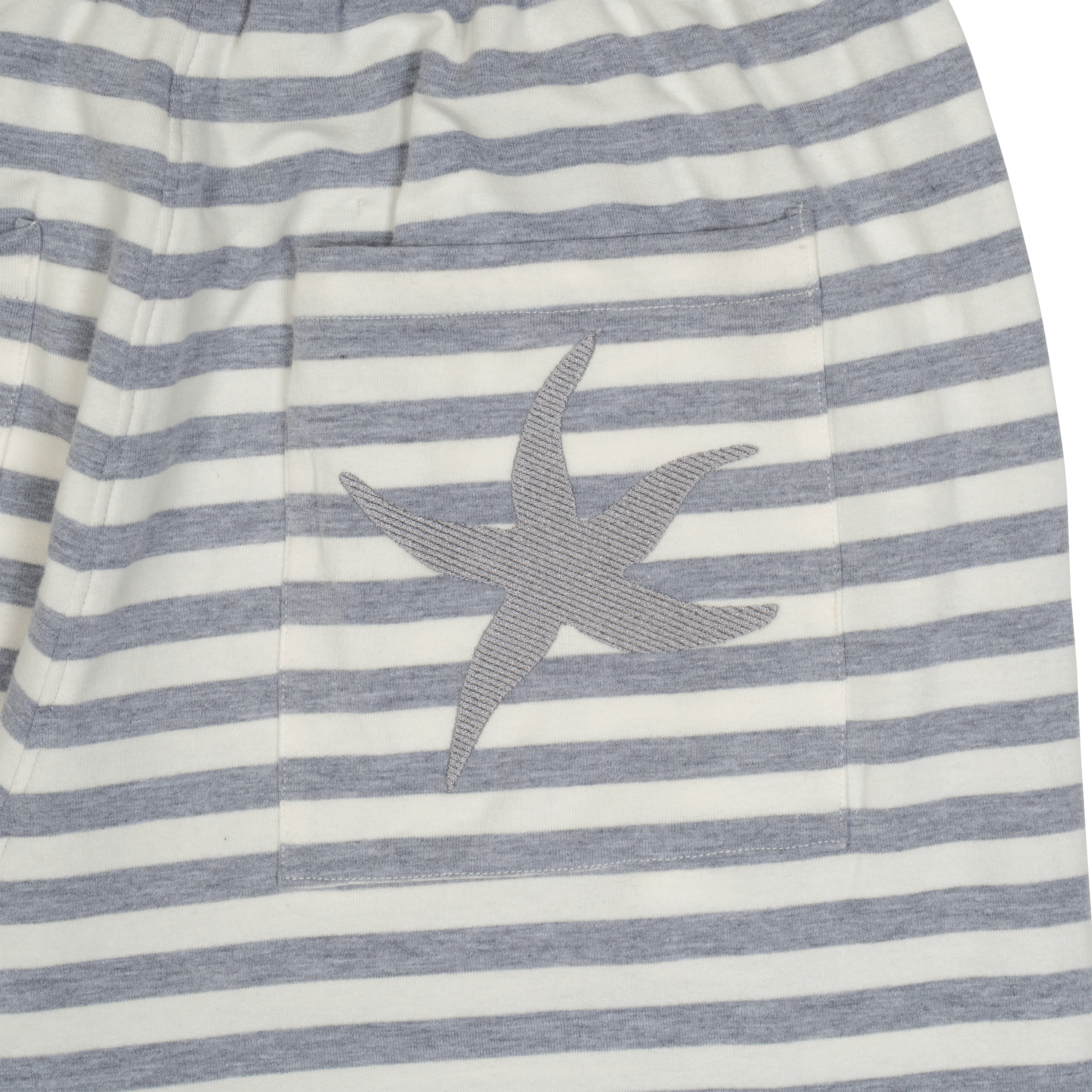 TCM stripe sweat pants (ivory/grey)