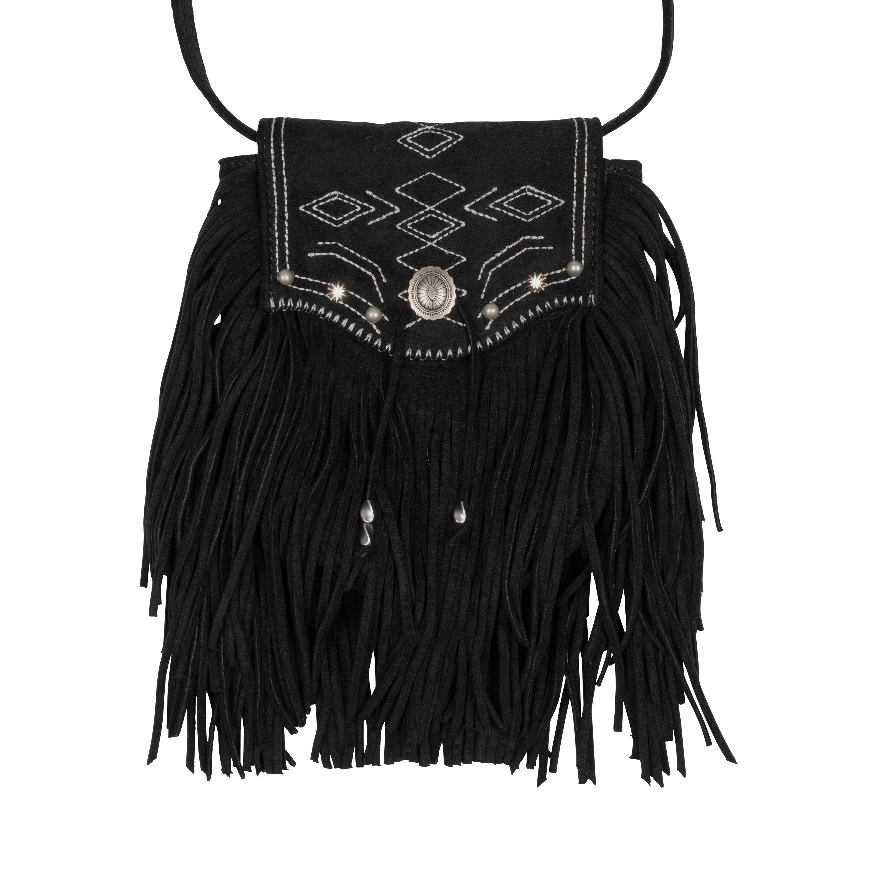 TCM fringe mini bag (black)