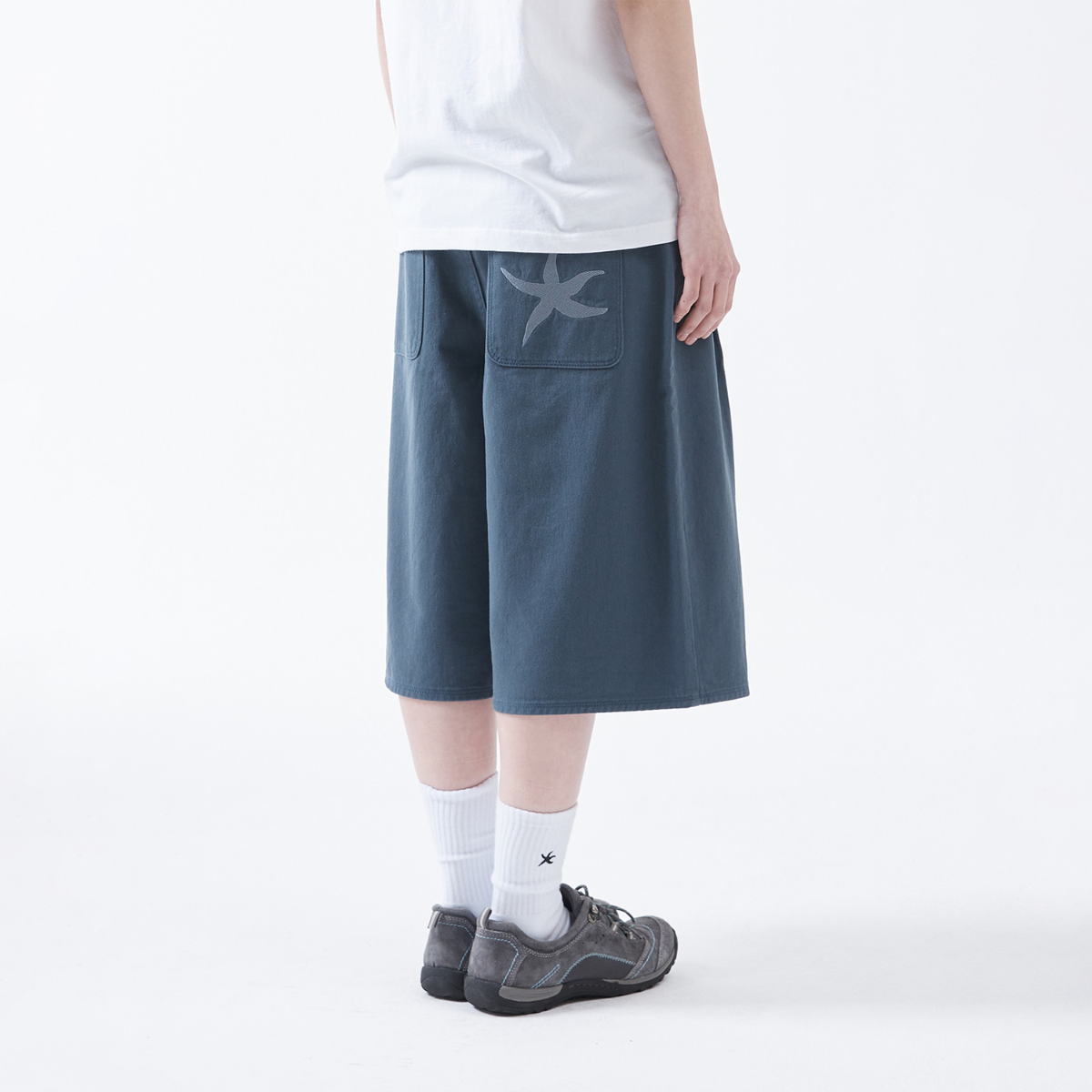 TCM starfish blue chino shorts minimalist comfort