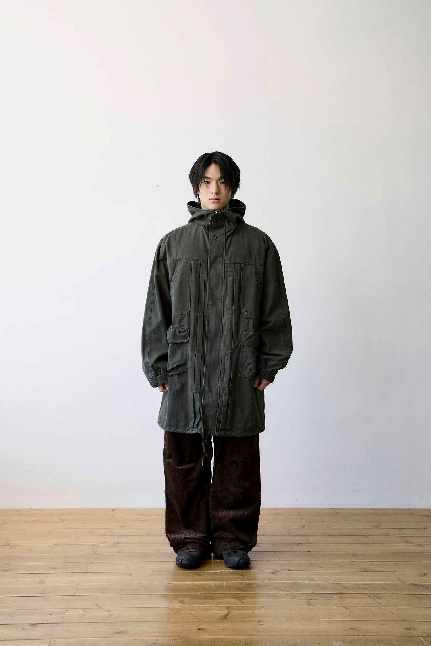 TCM vintage fishtail jacket (khaki)