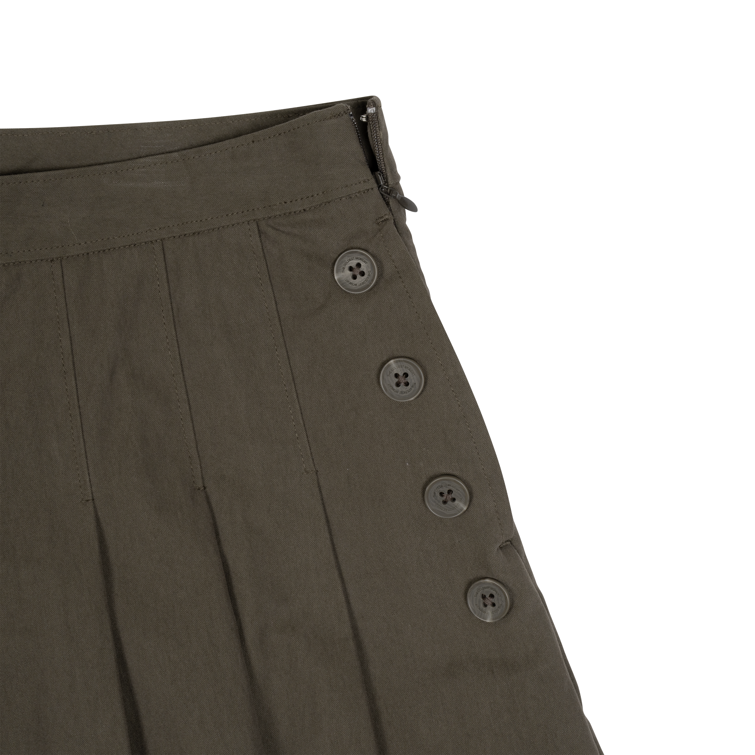 TCM skirt layered pants (brown)