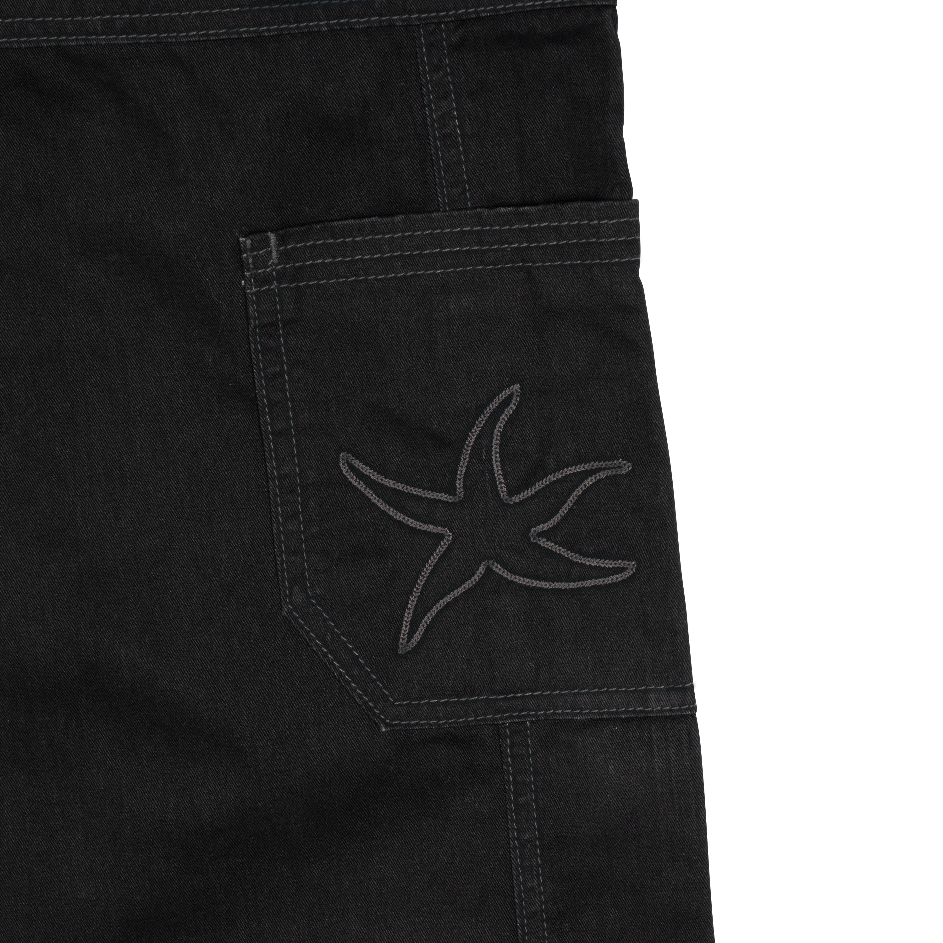 TCM stitch cargo pants (black)