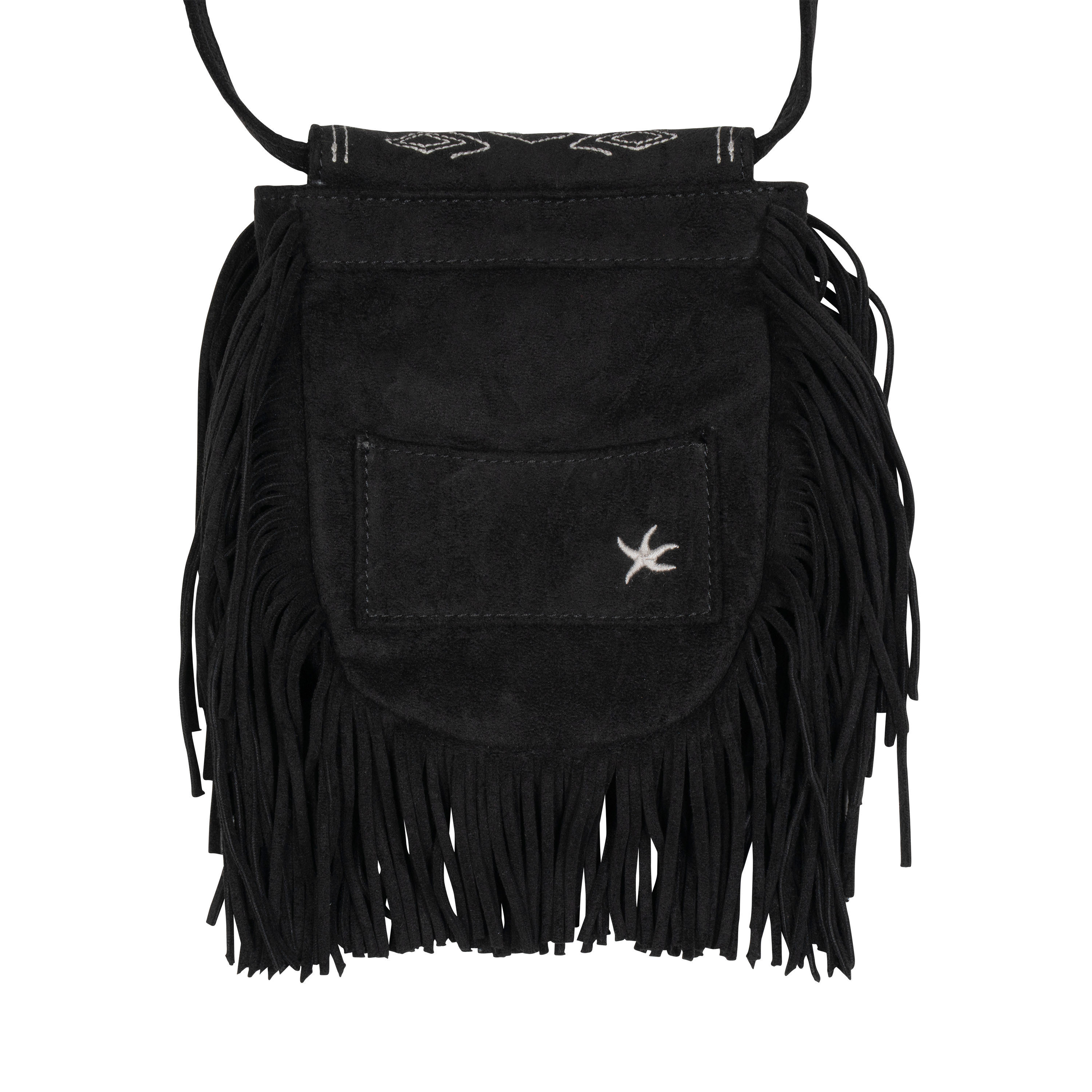 TCM fringe mini bag (black)