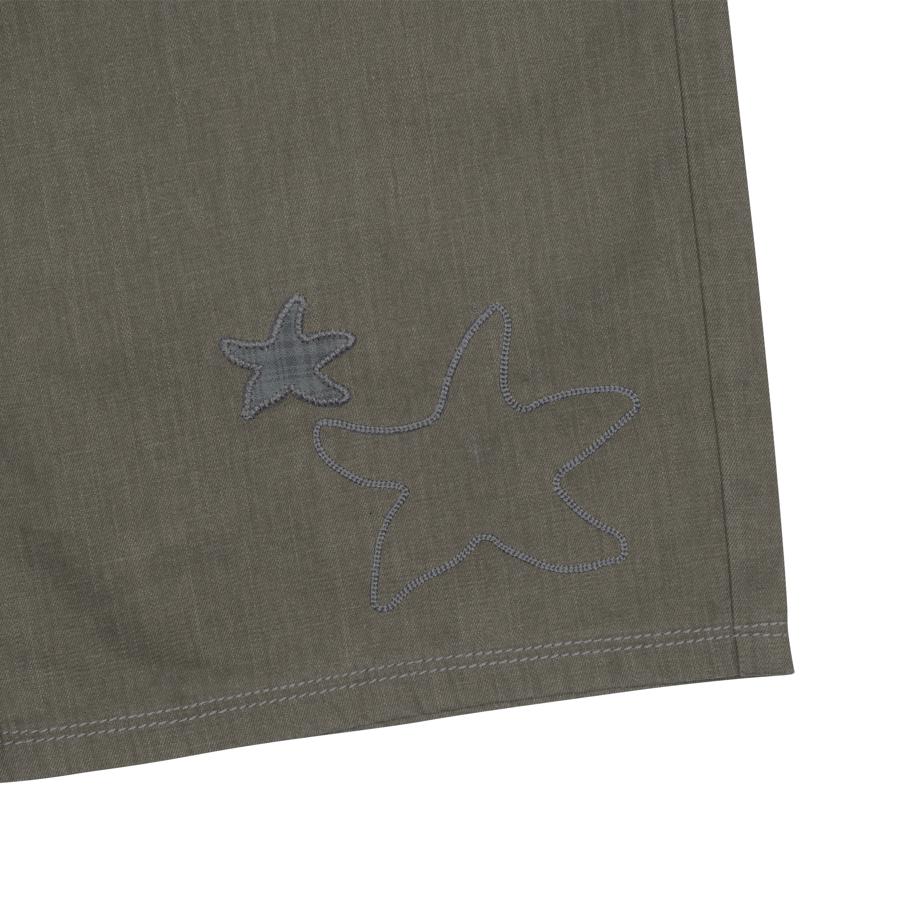 TCM starfish patch pants (khaki beige)