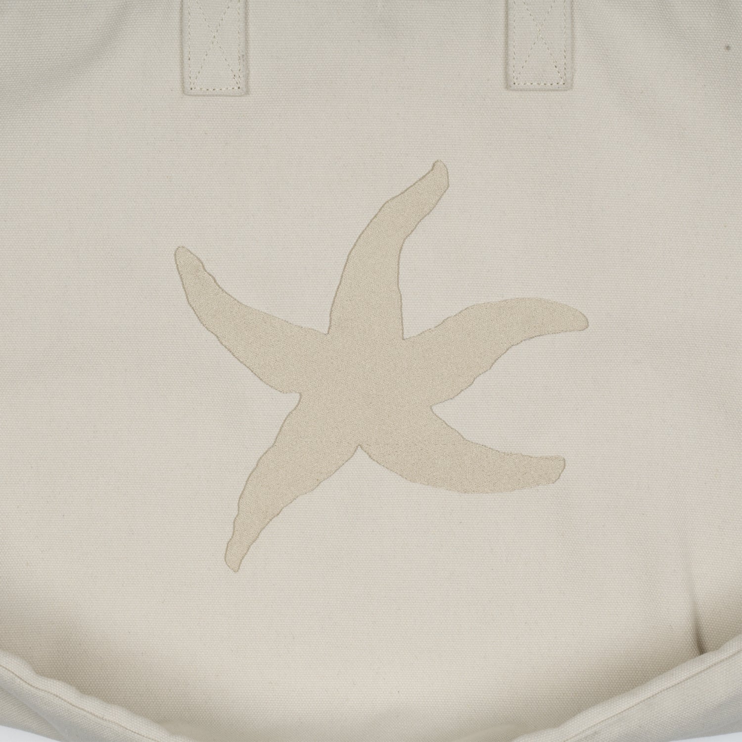 TCM starfish tote bag (ivory)