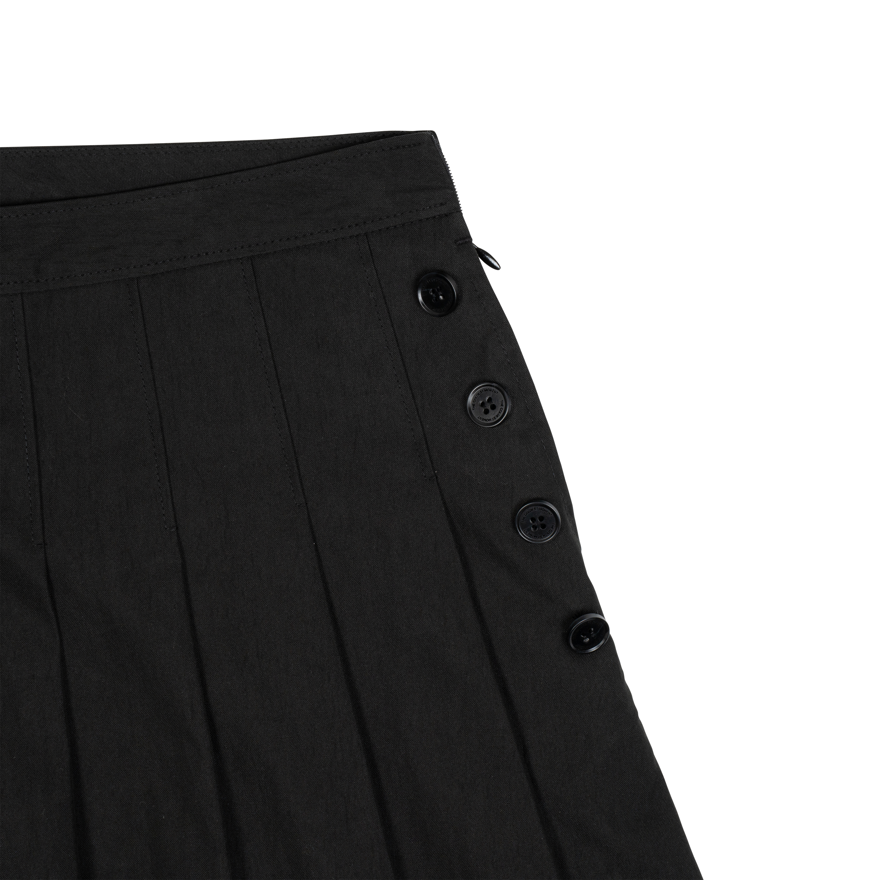 TCM skirt layered pants (black)